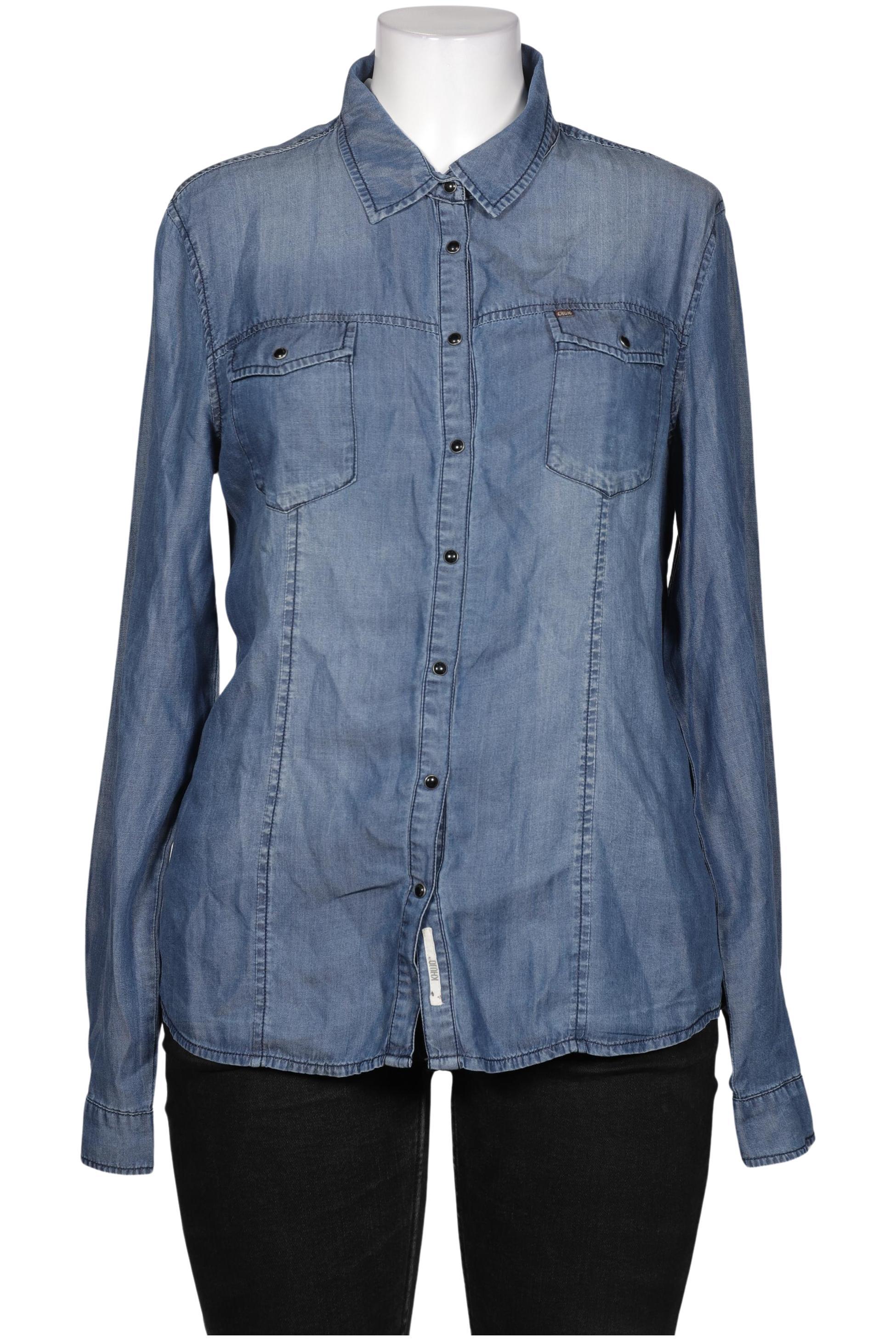 

Khujo Damen Bluse, blau, Gr. 44