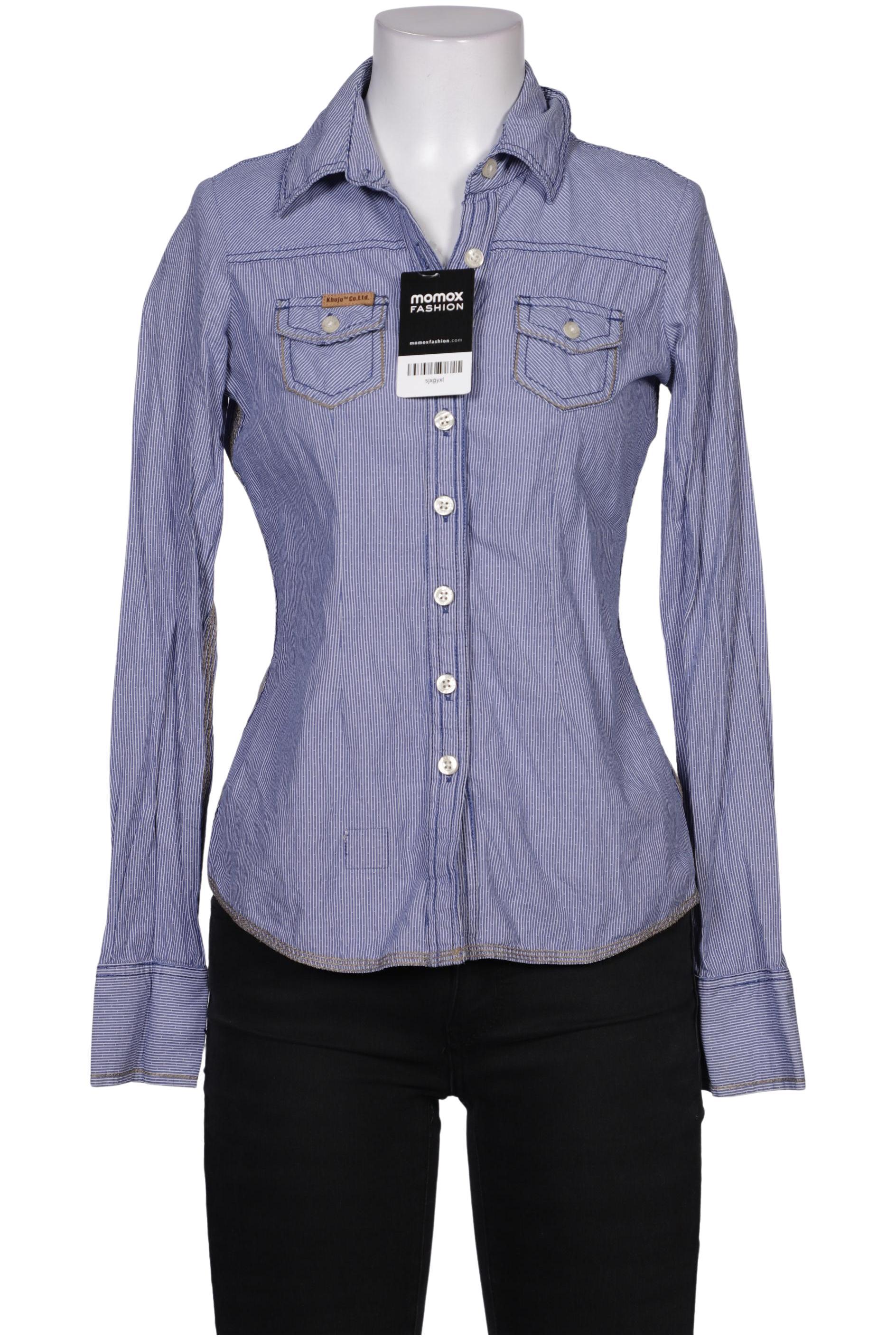 

Khujo Damen Bluse, blau, Gr. 36