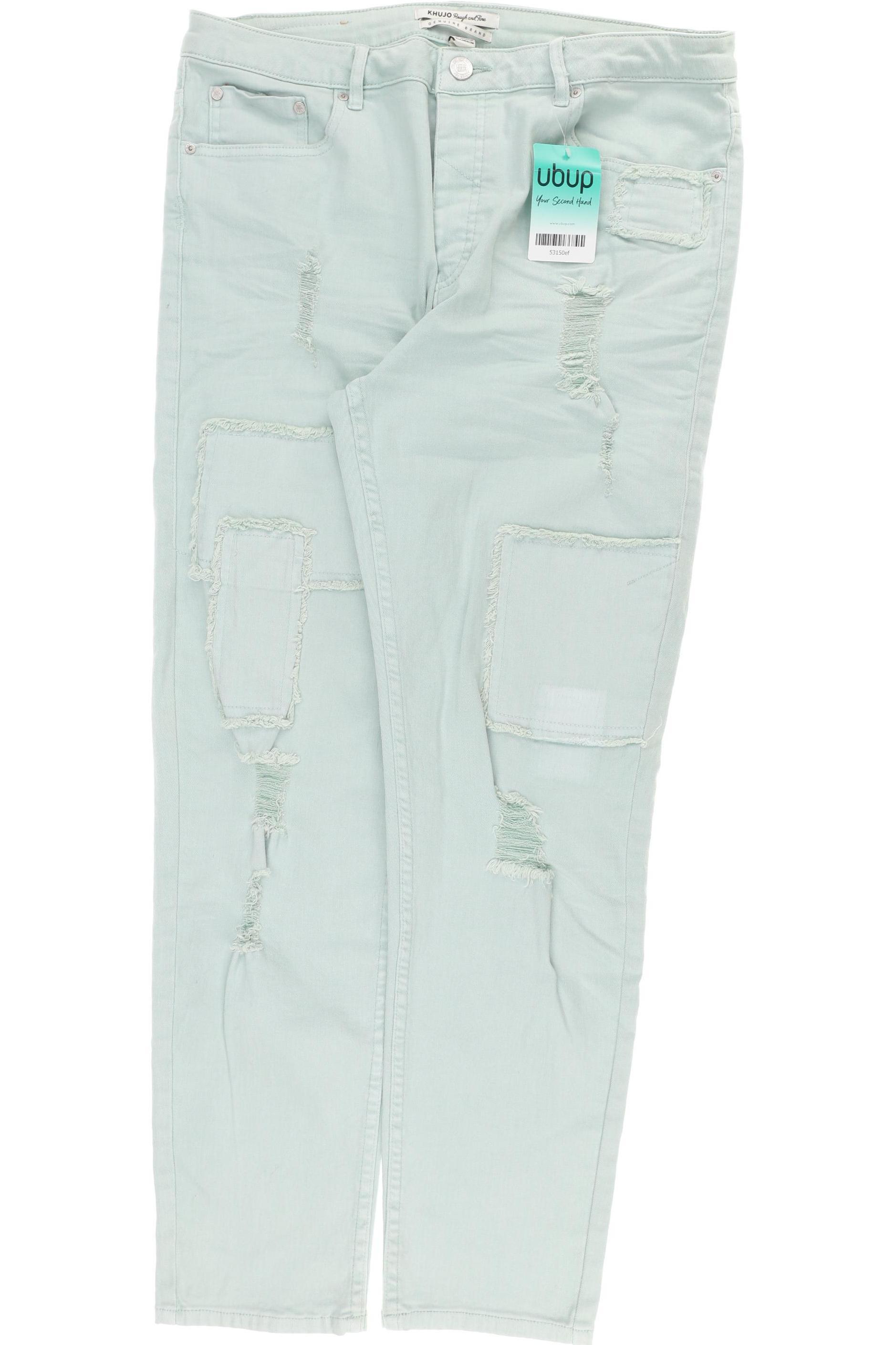 

Khujo Damen Jeans, grün, Gr. 30