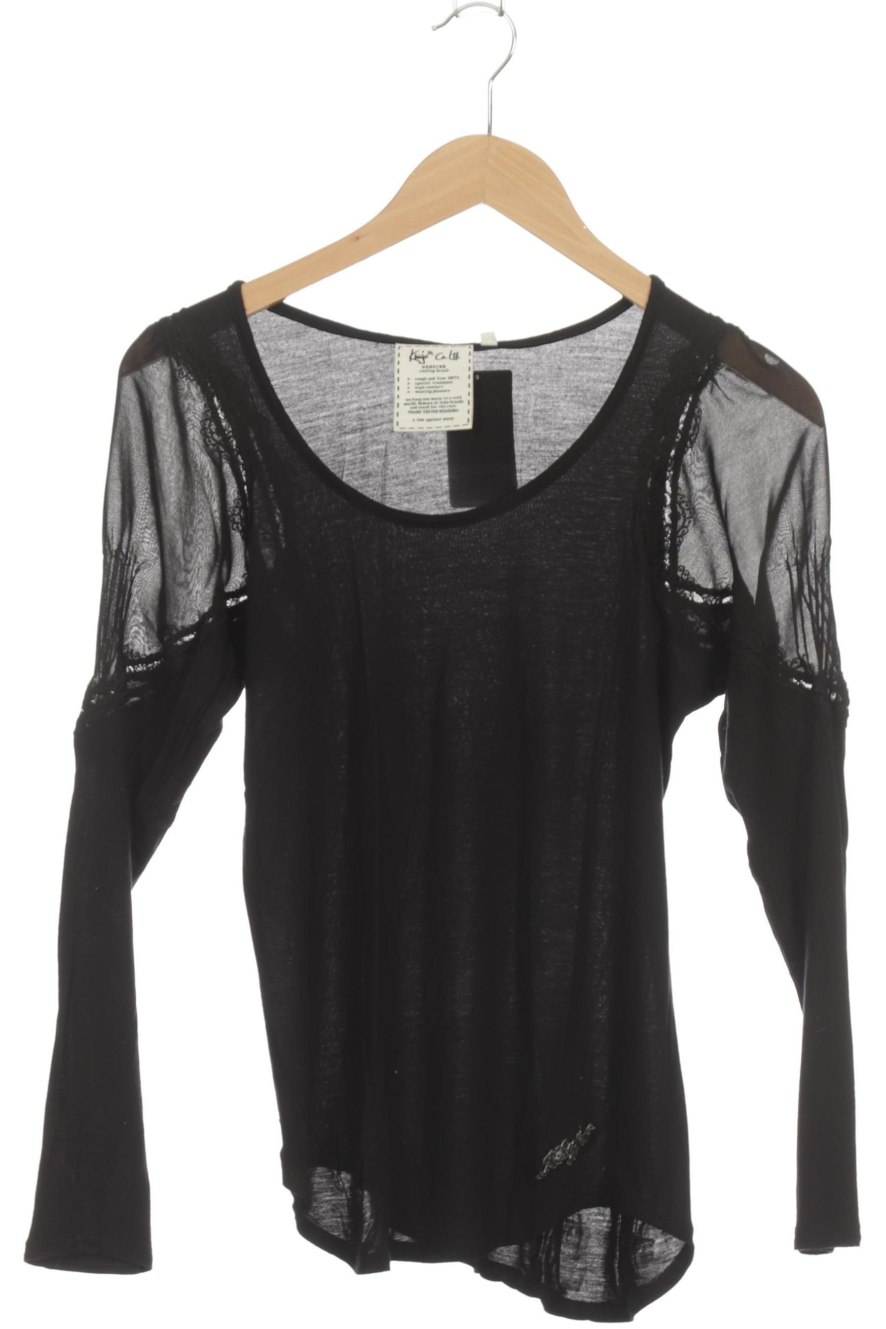 

Khujo Damen Langarmshirt, schwarz, Gr.