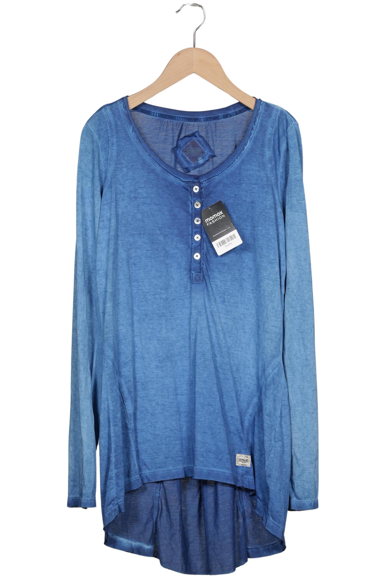 

Khujo Damen Langarmshirt, blau, Gr. 42