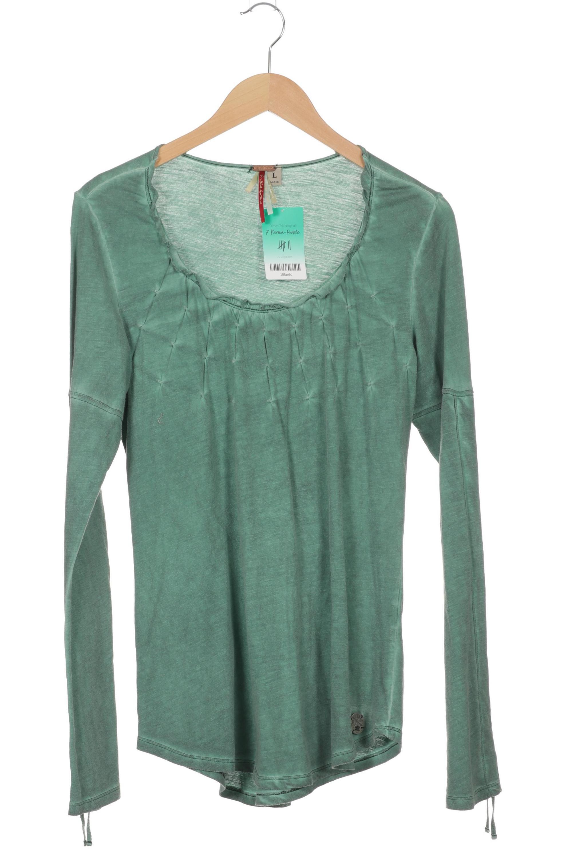 

Khujo Damen Langarmshirt, grün, Gr.