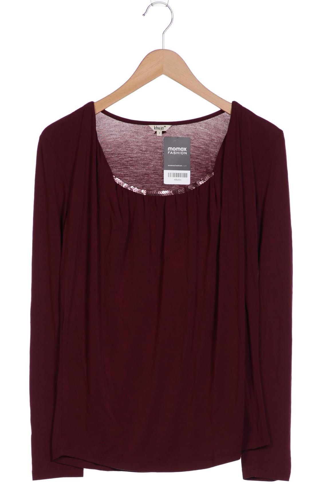 

Khujo Damen Langarmshirt, bordeaux, Gr. 38