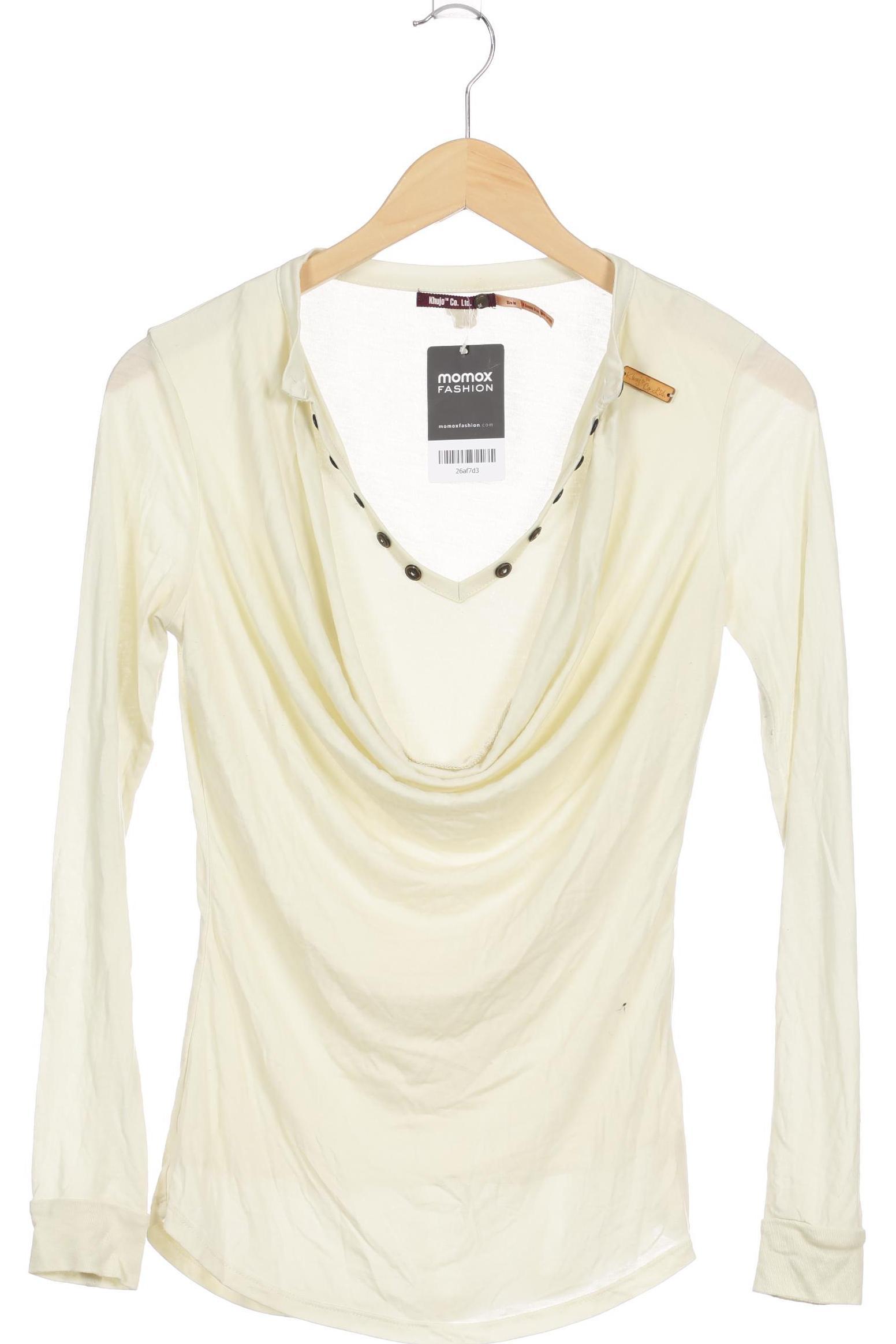 

Khujo Damen Langarmshirt, gelb, Gr. 38