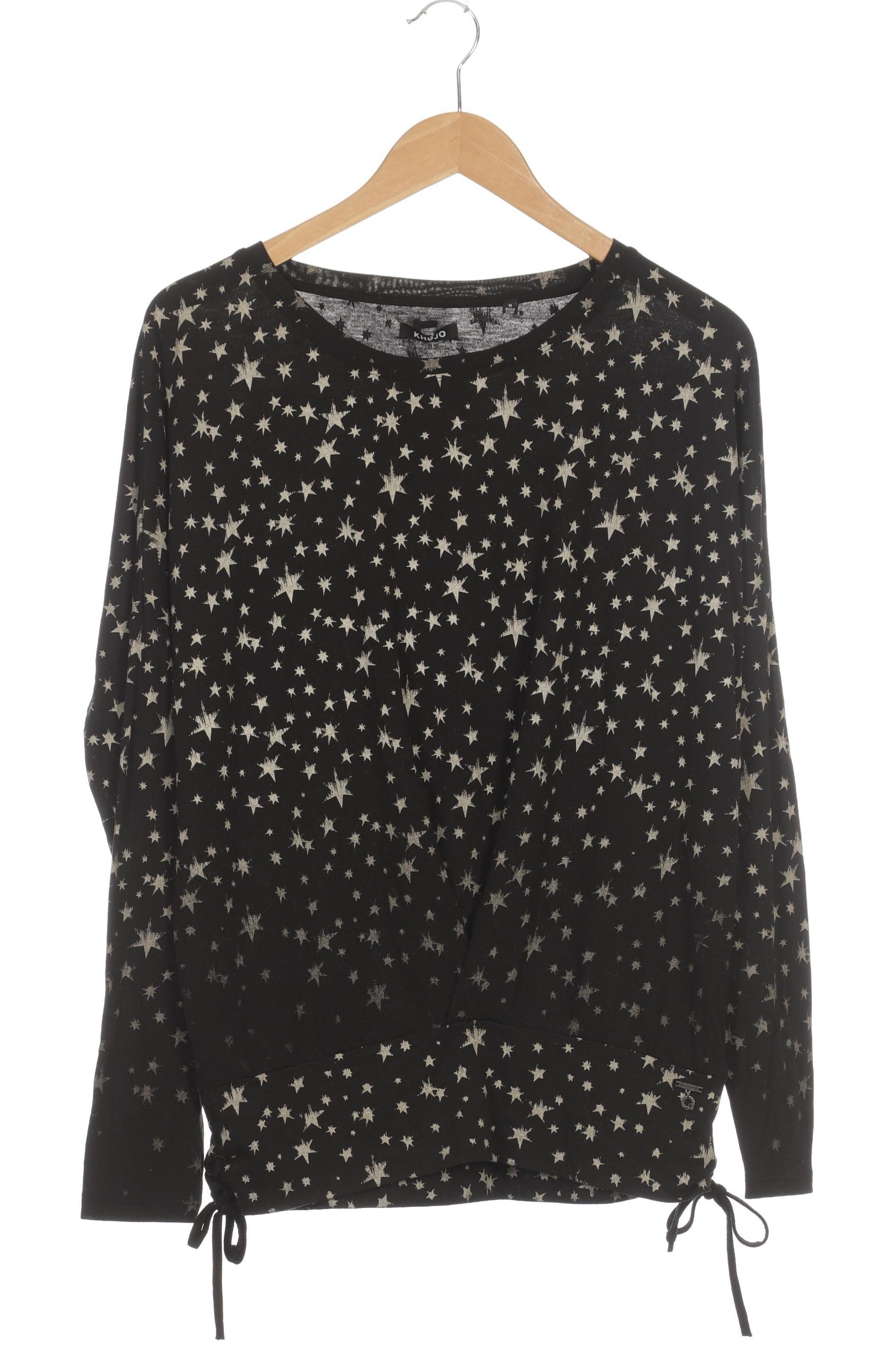 

Khujo Damen Langarmshirt, schwarz, Gr. 38