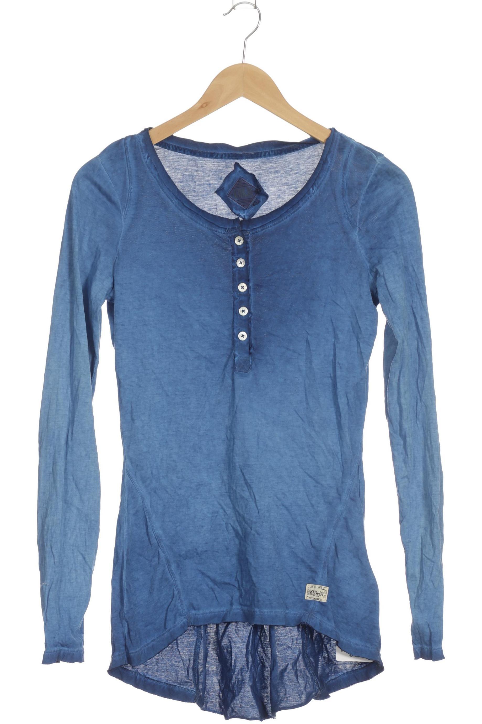 

Khujo Damen Langarmshirt, blau, Gr.