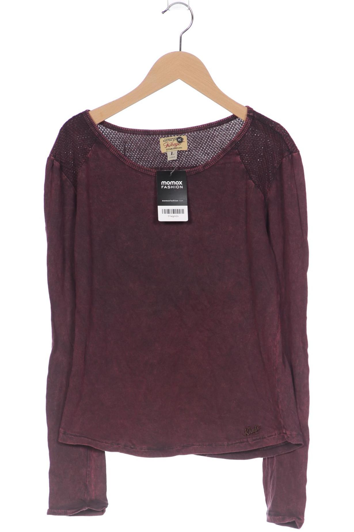 

Khujo Damen Langarmshirt, bordeaux