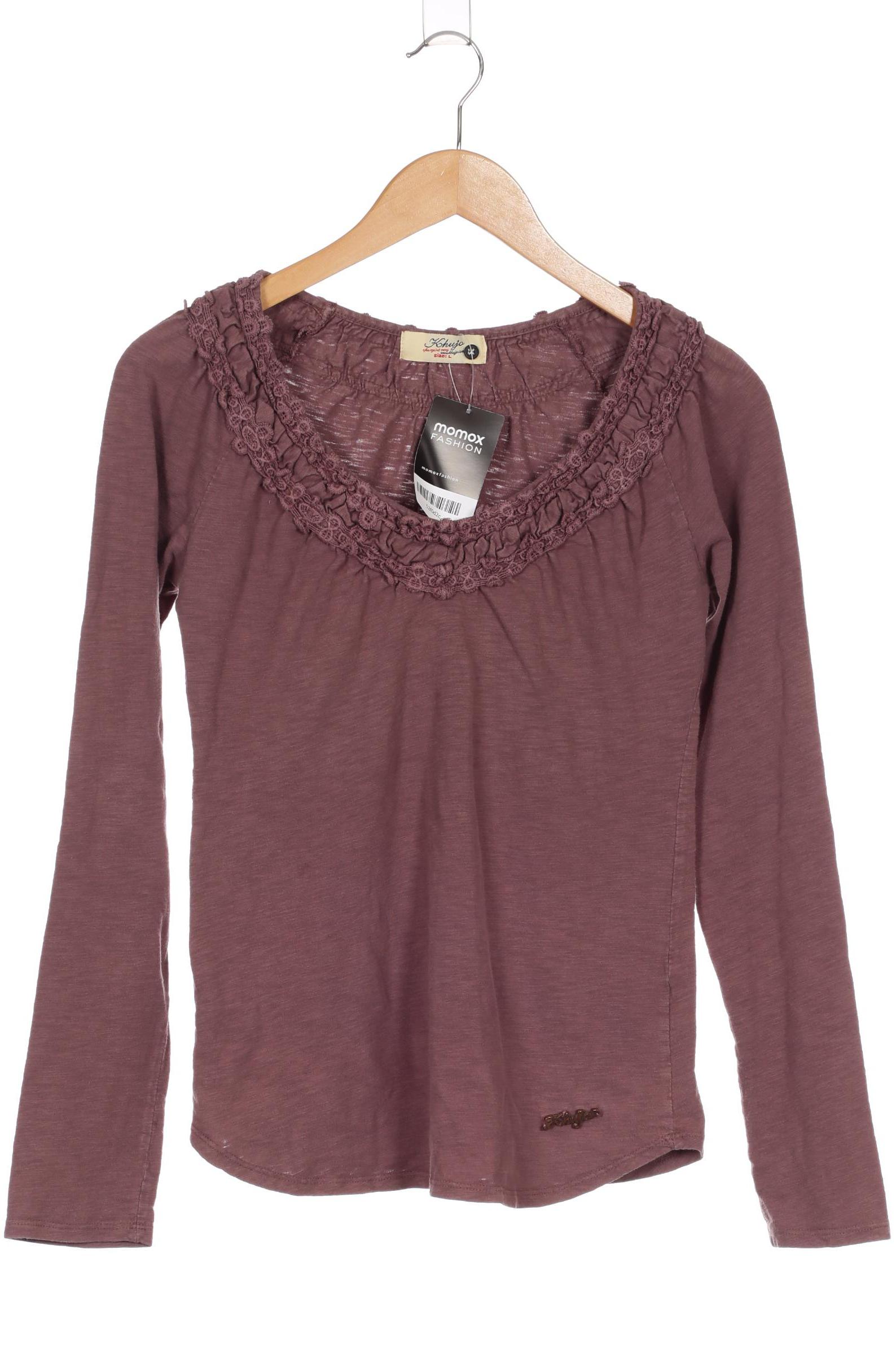 

Khujo Damen Langarmshirt, pink, Gr. 42