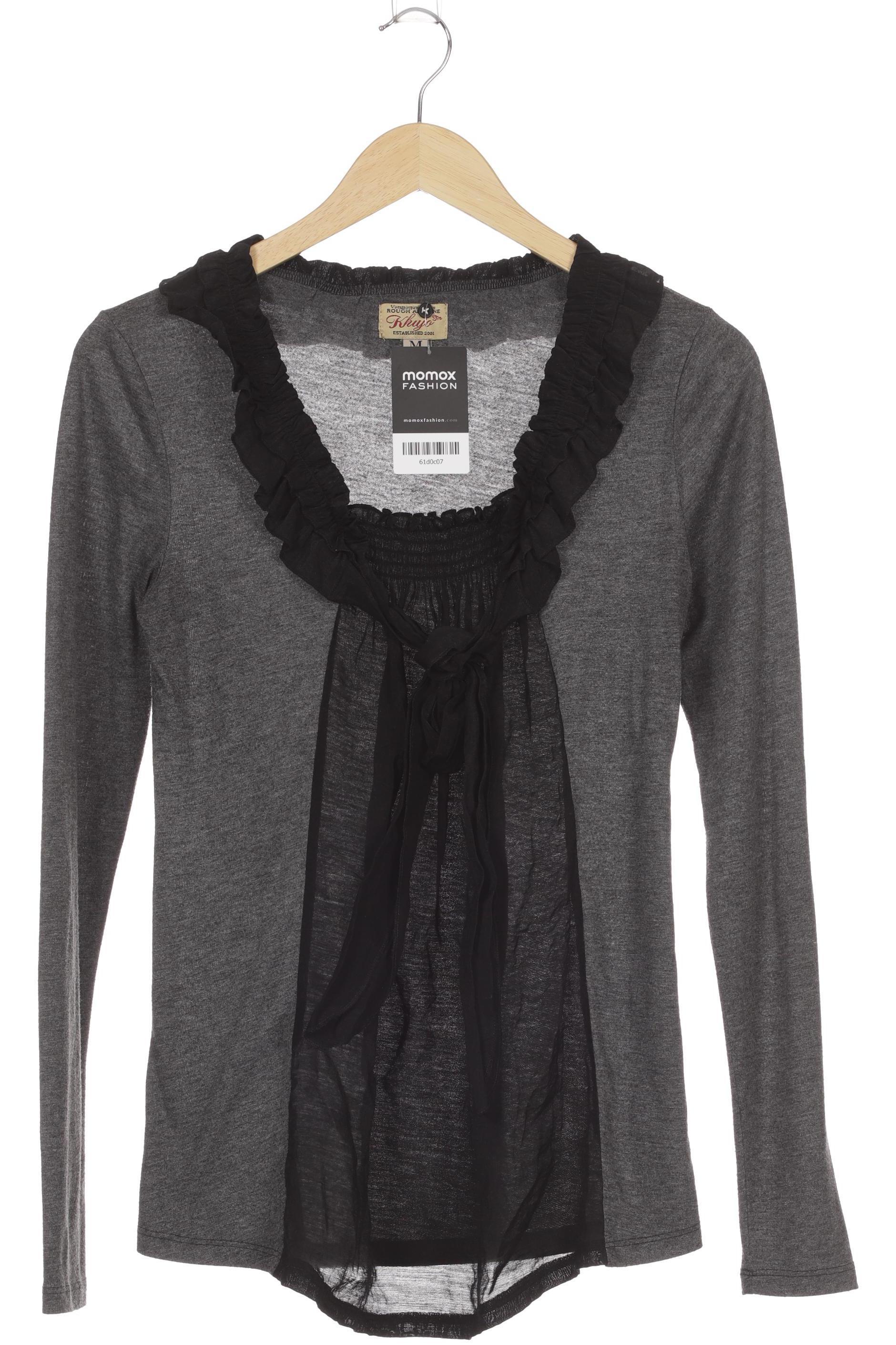 

Khujo Damen Langarmshirt, grau, Gr. 38