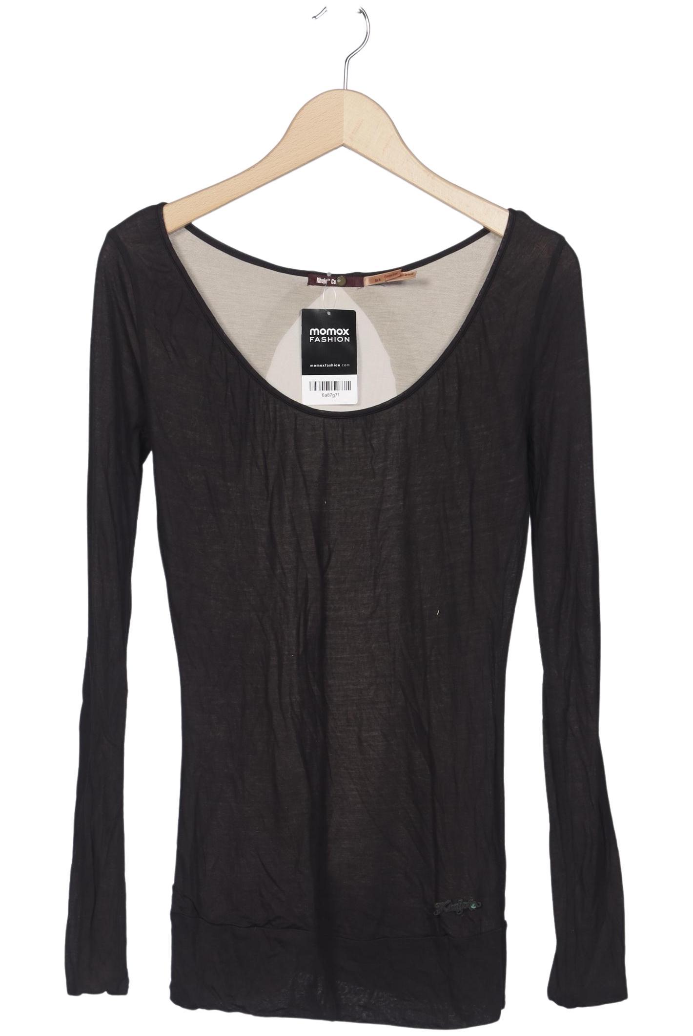 

Khujo Damen Langarmshirt, schwarz, Gr. 38