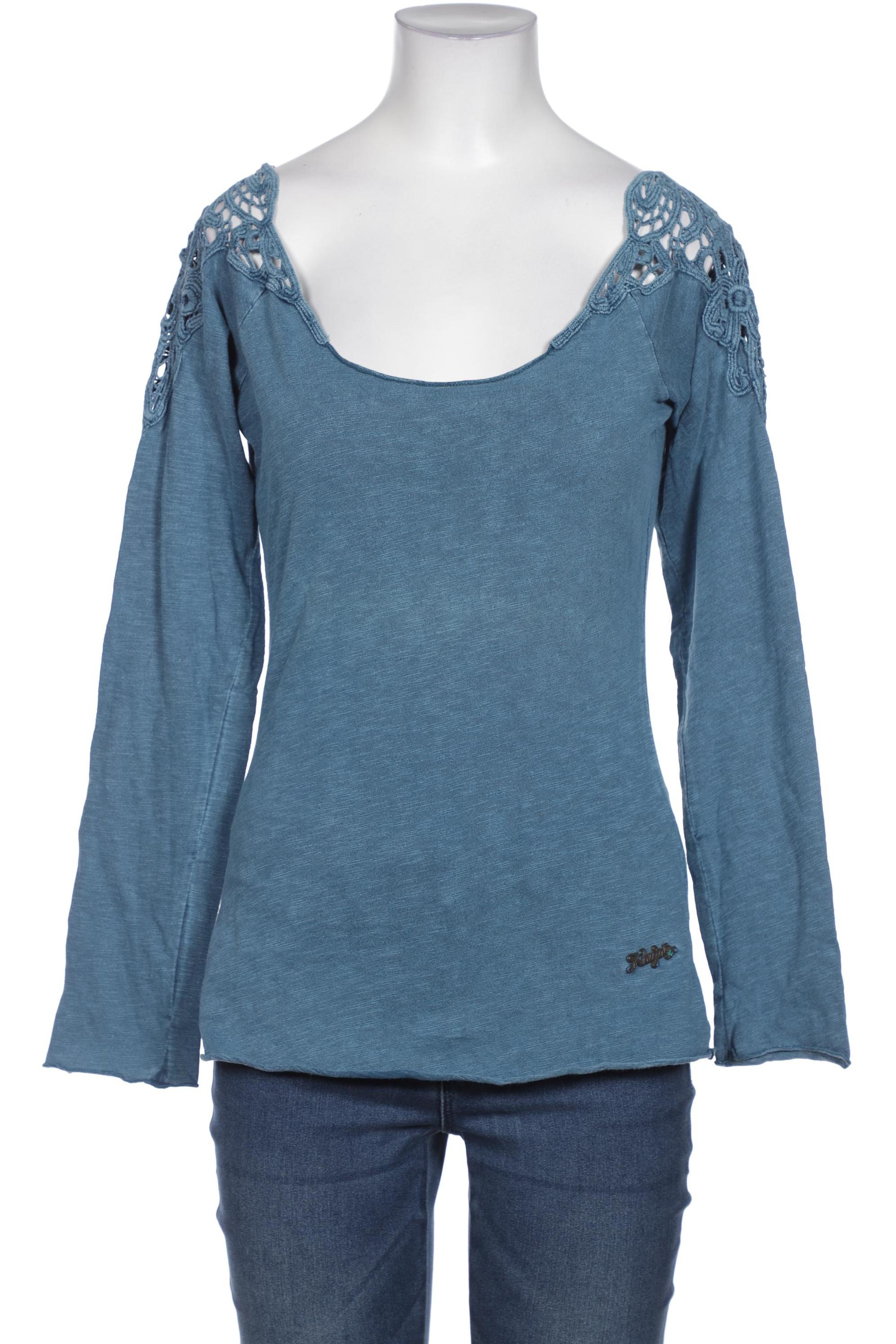 

Khujo Damen Langarmshirt, blau, Gr. 36