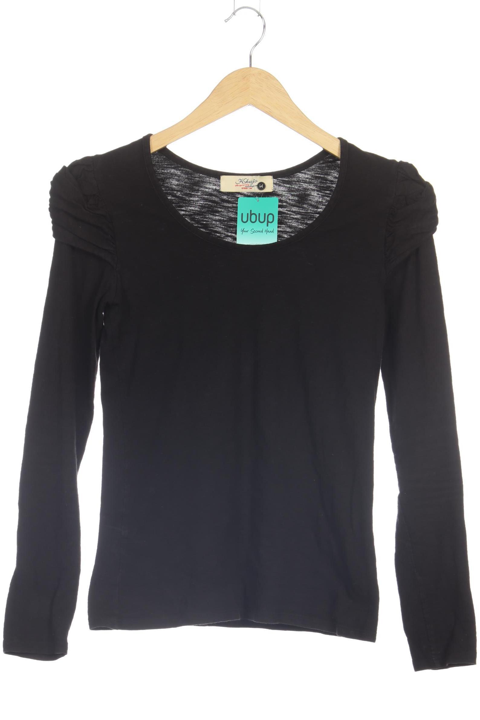 

Khujo Damen Langarmshirt, schwarz, Gr.