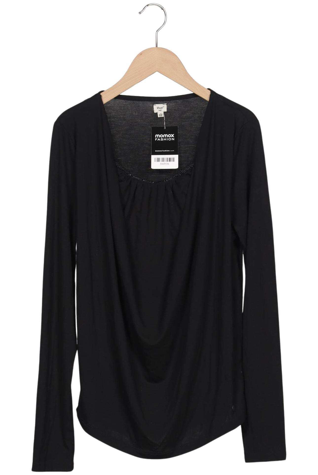 

Khujo Damen Langarmshirt, schwarz, Gr. 42