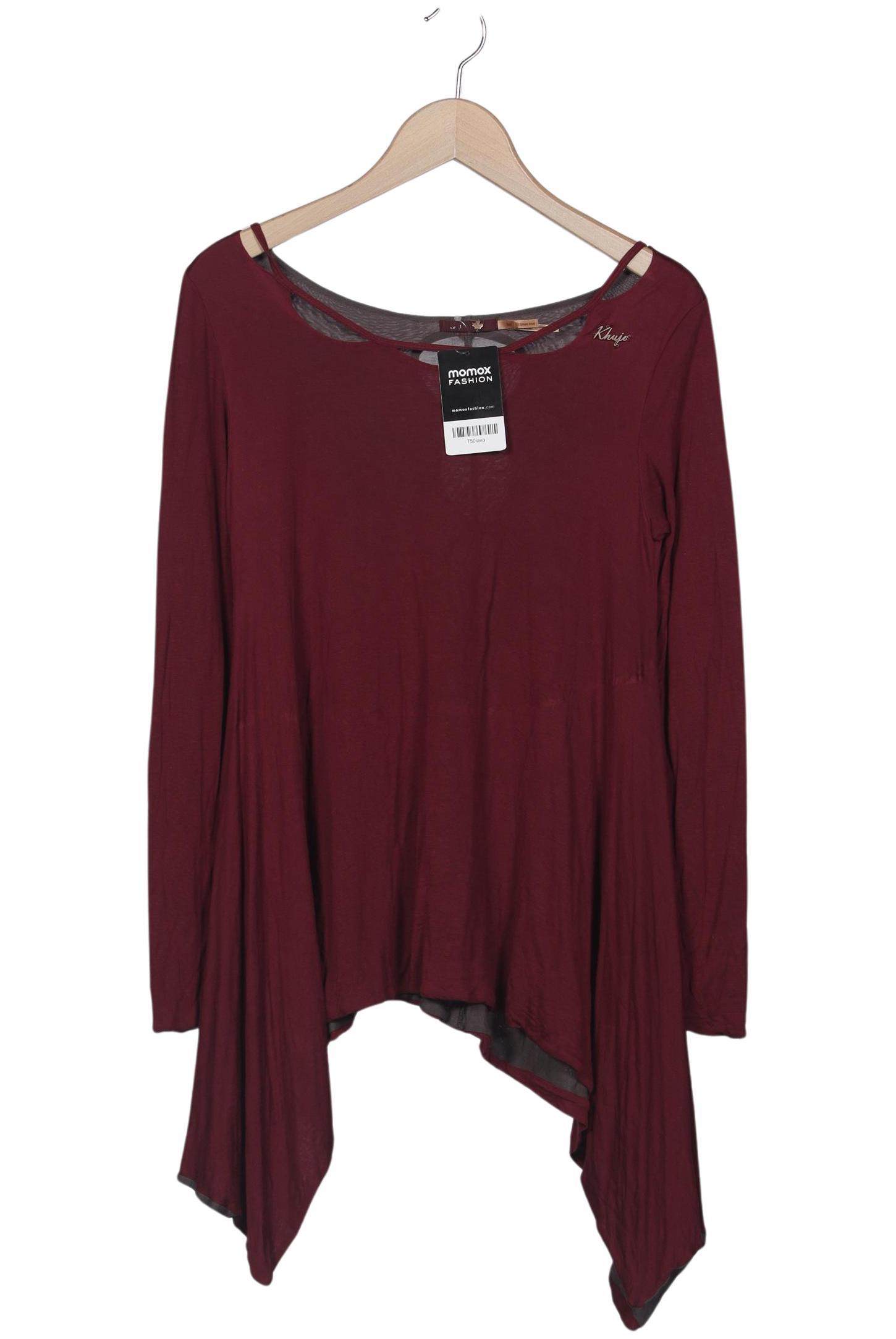 

Khujo Damen Langarmshirt, bordeaux, Gr. 36