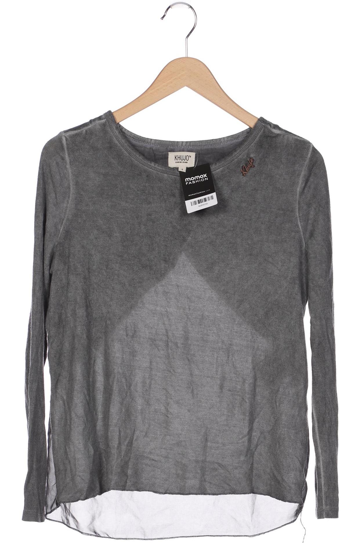 

Khujo Damen Langarmshirt, grau, Gr. 36