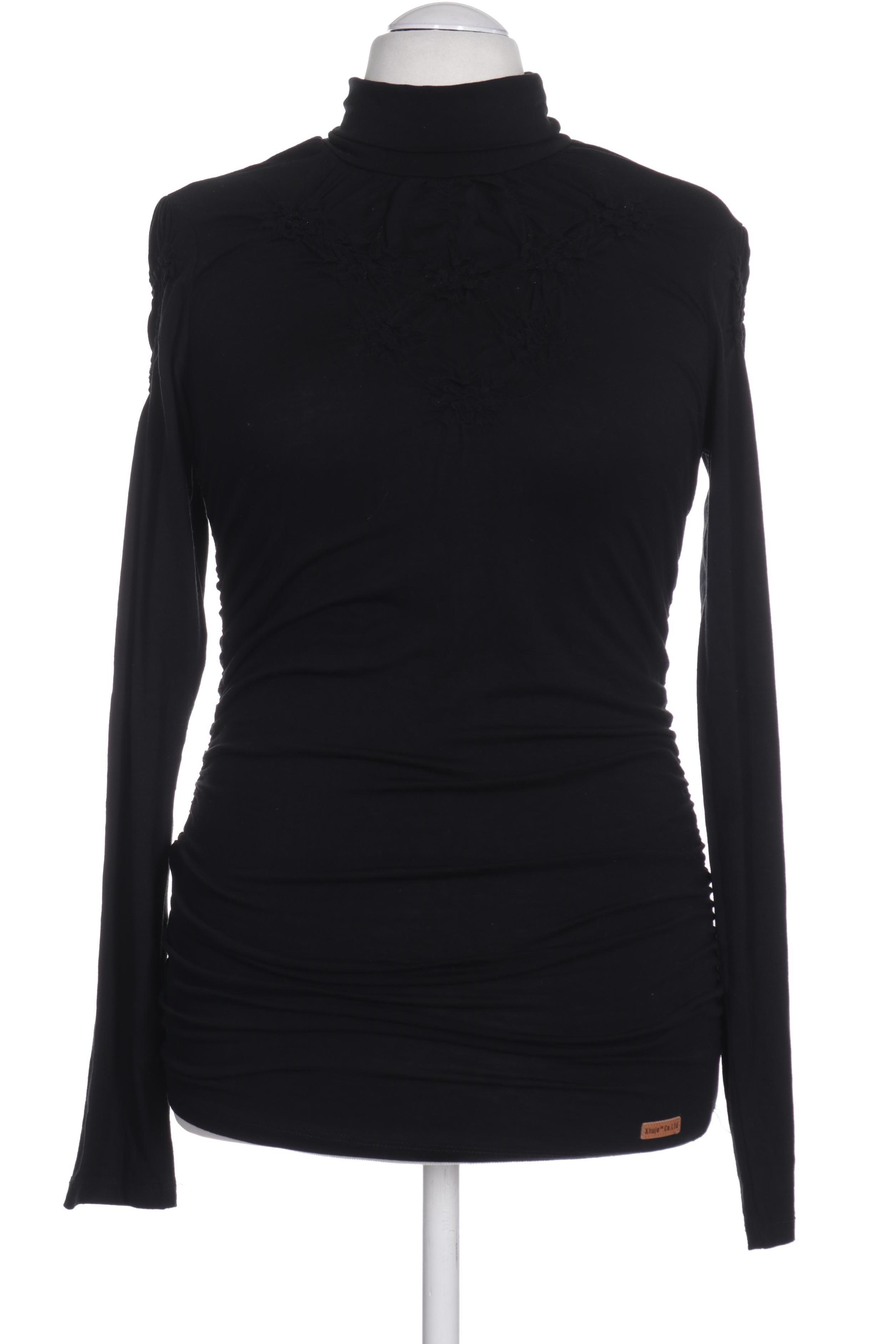 

Khujo Damen Langarmshirt, schwarz, Gr.