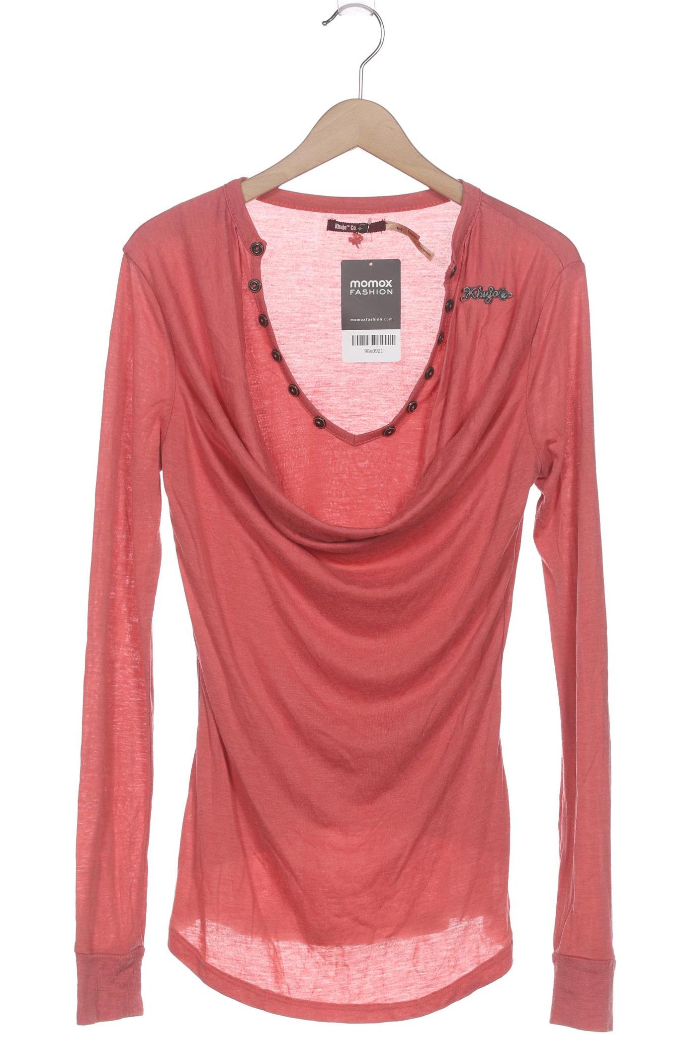 

Khujo Damen Langarmshirt, pink, Gr. 34