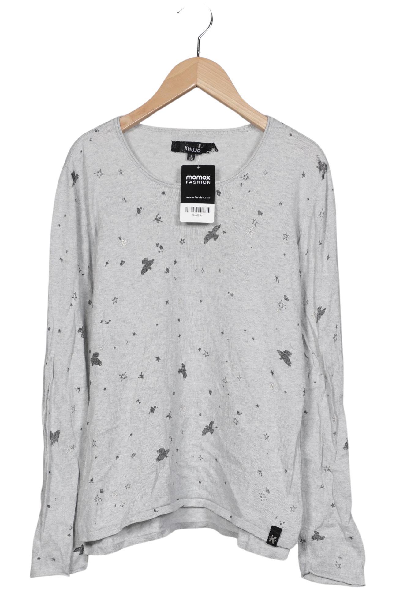 

Khujo Damen Langarmshirt, grau, Gr. 36