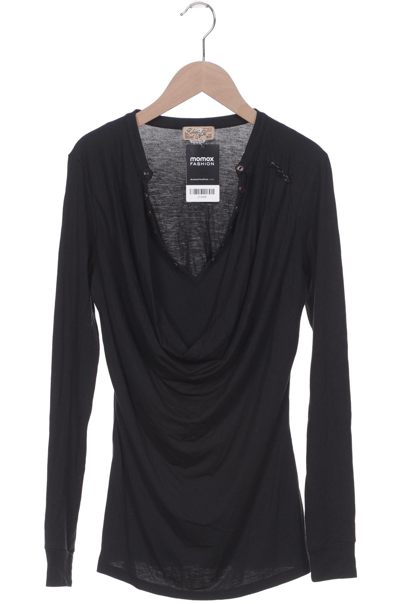 

Khujo Damen Langarmshirt, schwarz, Gr. 38