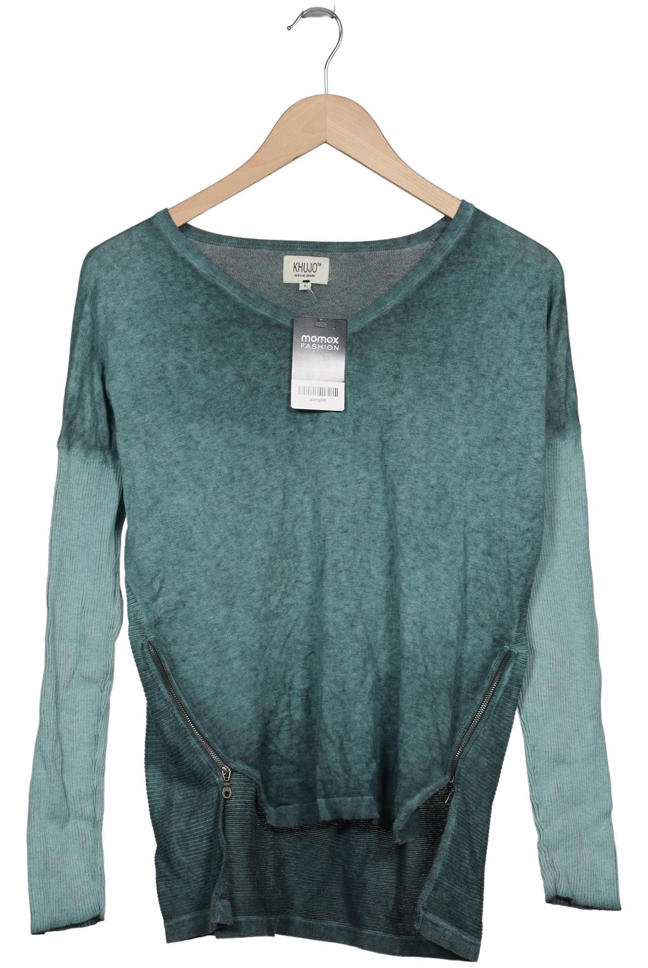 

Khujo Damen Langarmshirt, türkis, Gr. 36