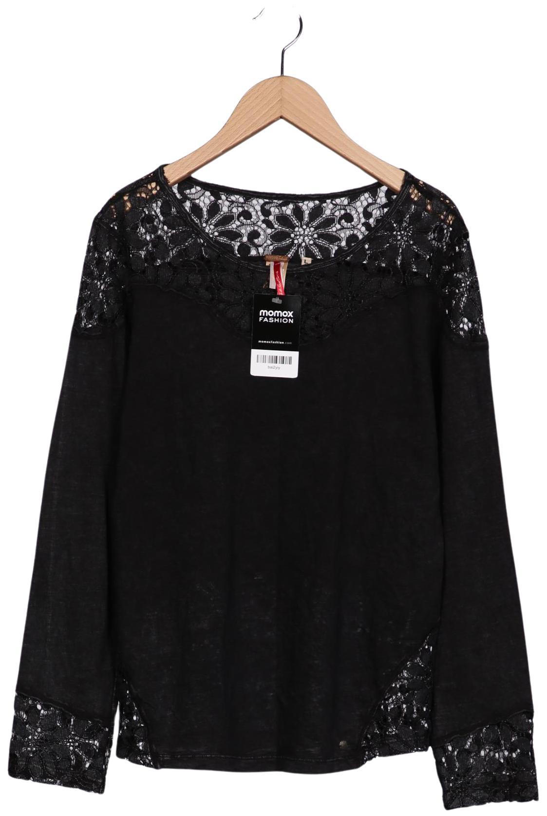 

Khujo Damen Langarmshirt, schwarz, Gr. 42