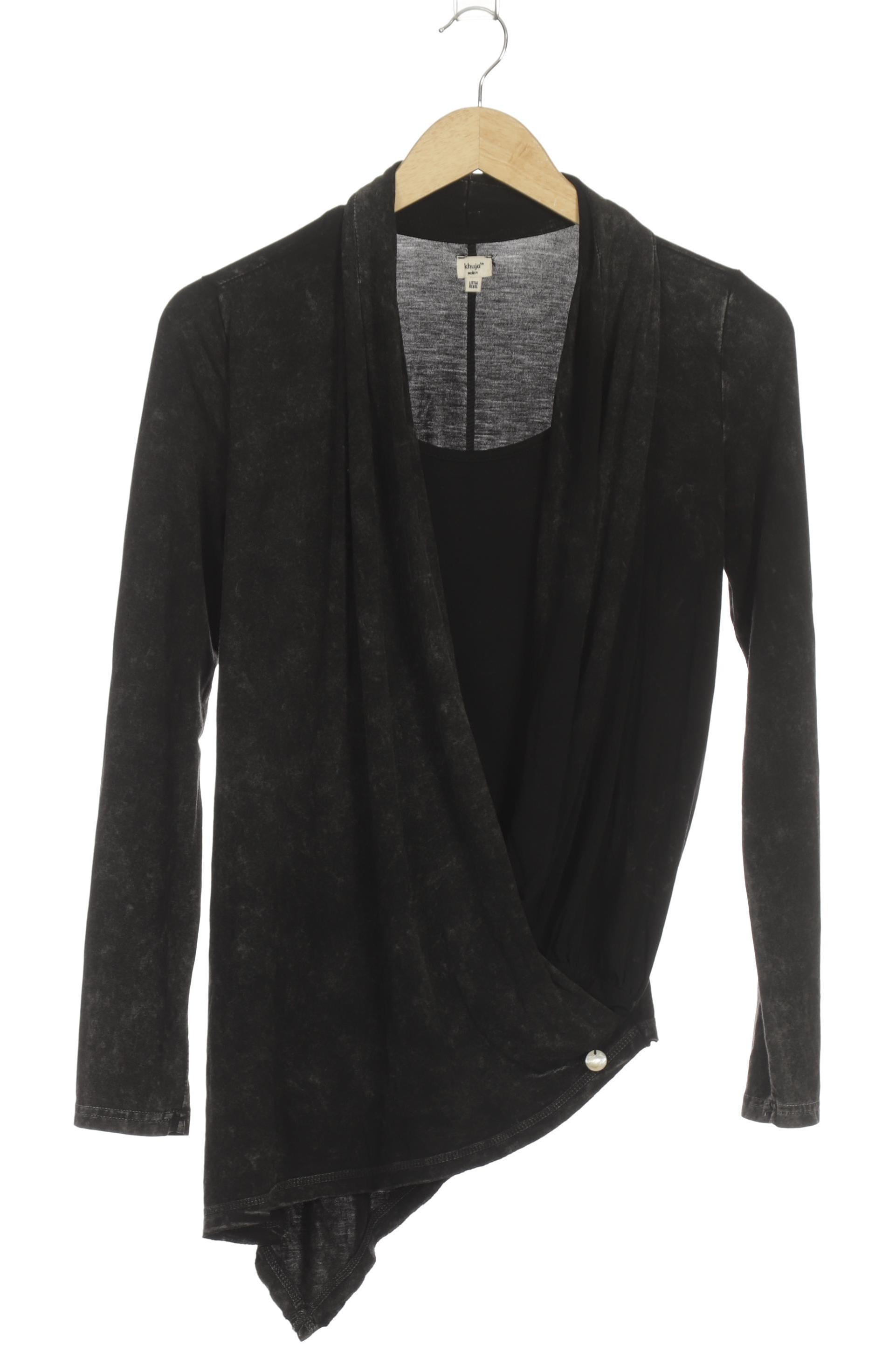 

Khujo Damen Langarmshirt, schwarz, Gr.