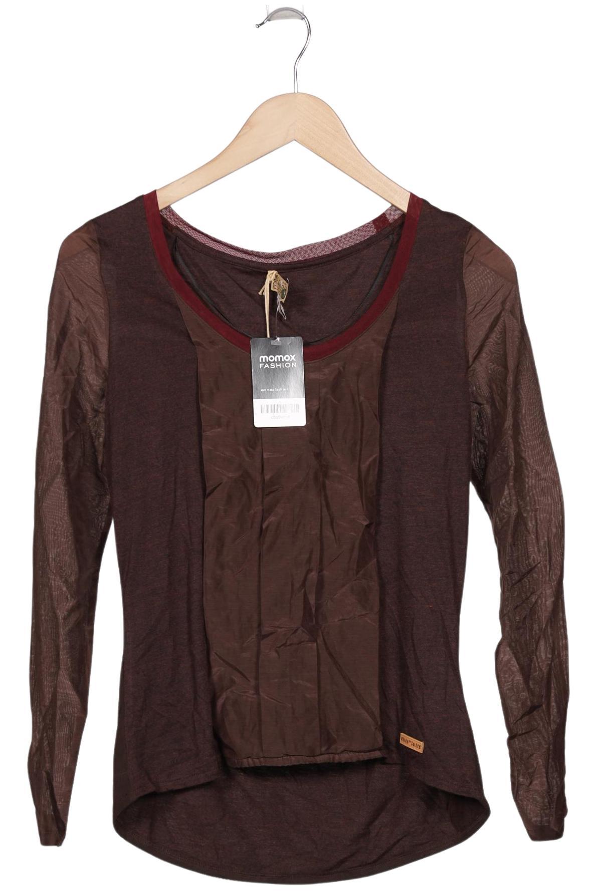 

Khujo Damen Langarmshirt, braun, Gr. 36