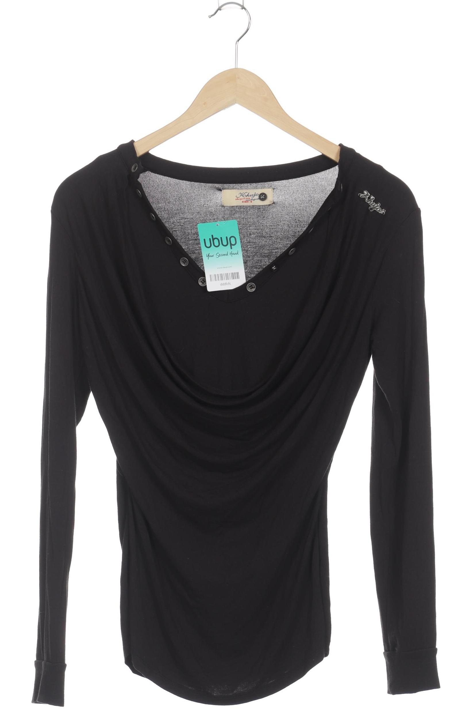 

Khujo Damen Langarmshirt, schwarz, Gr.