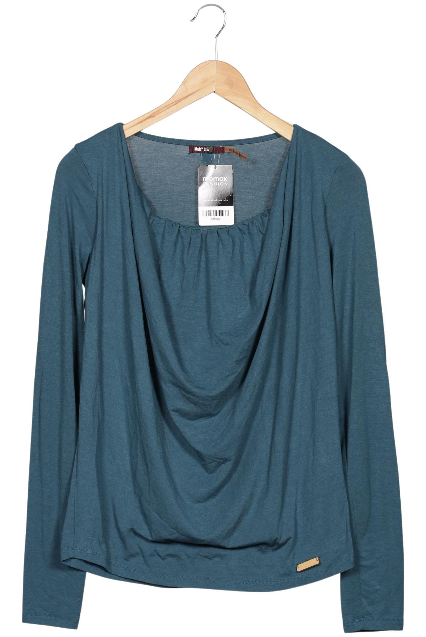 

Khujo Damen Langarmshirt, türkis, Gr. 38