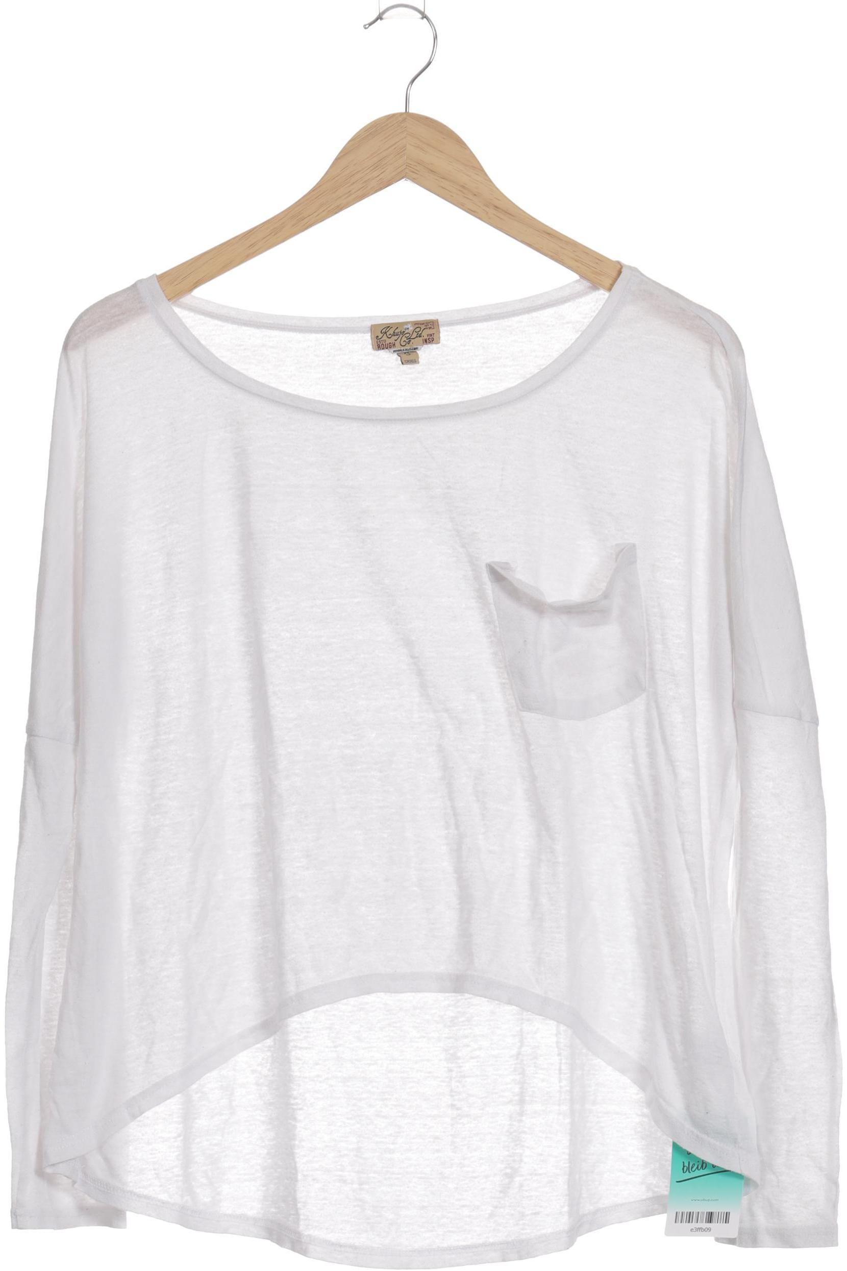 

Khujo Damen Langarmshirt, weiß, Gr. 36