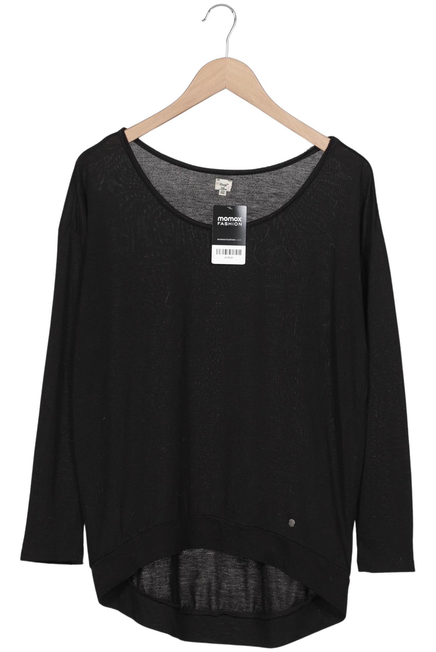 

Khujo Damen Langarmshirt, schwarz, Gr. 42