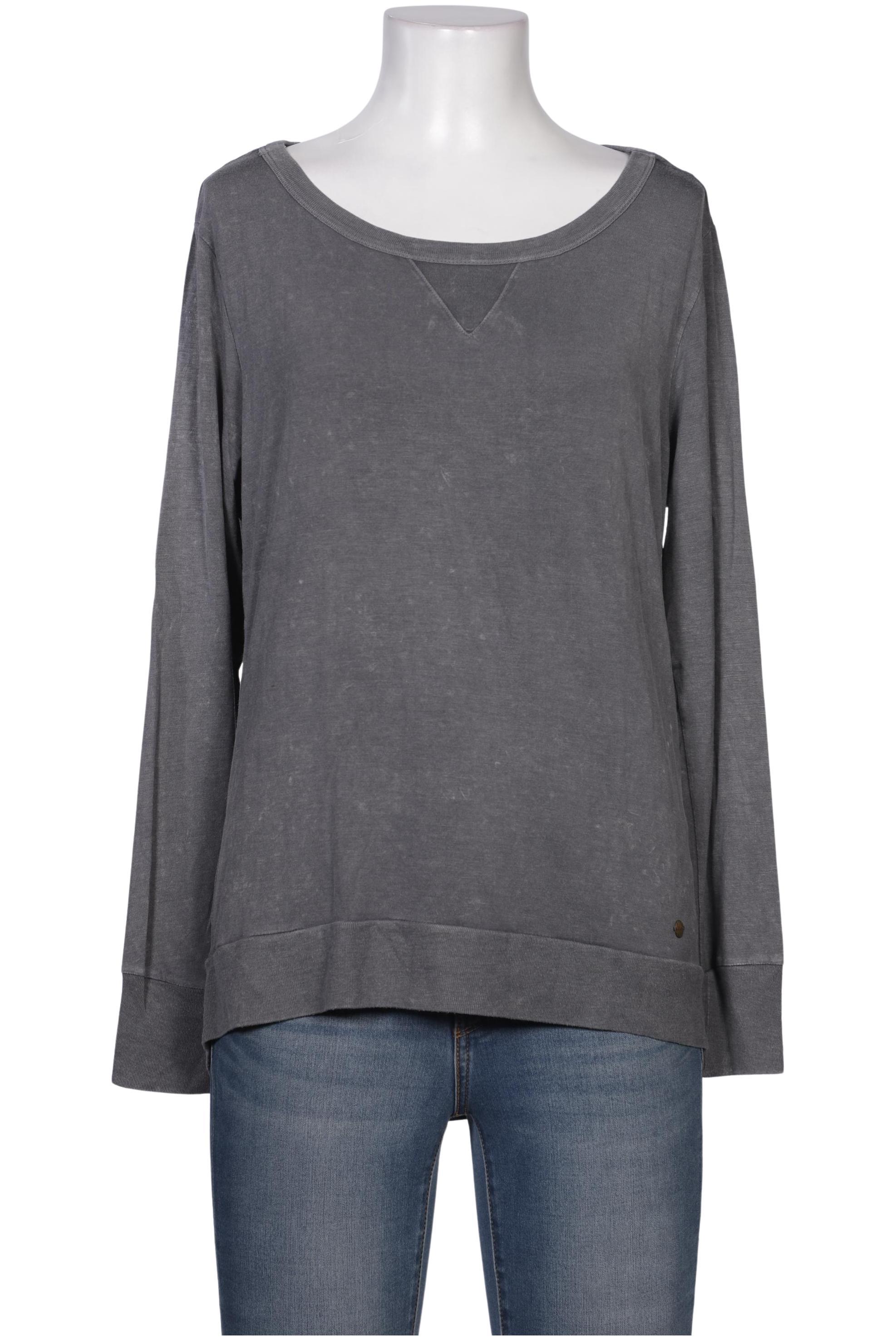 

Khujo Damen Langarmshirt, grau, Gr. 38