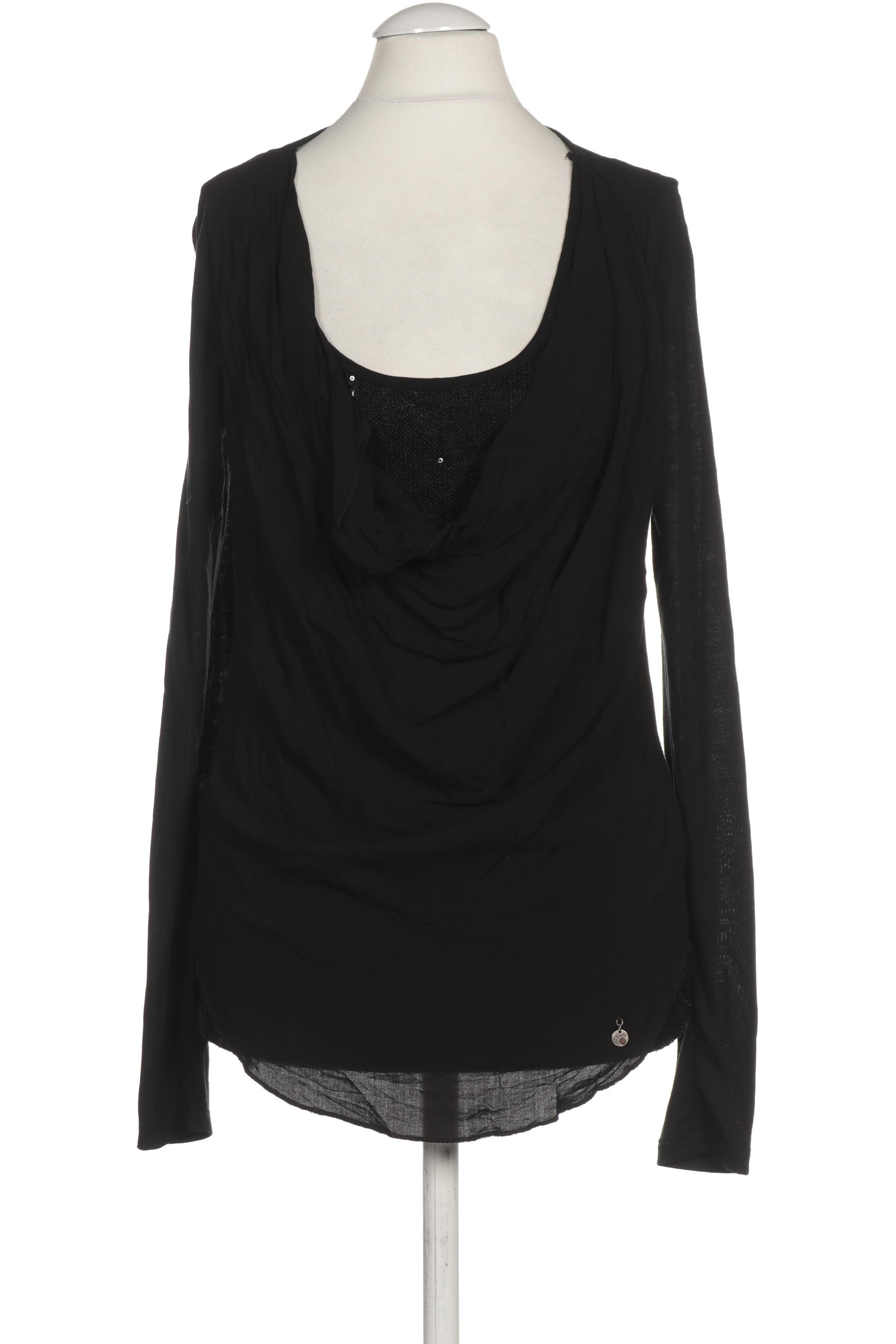 

Khujo Damen Langarmshirt, schwarz, Gr. 36