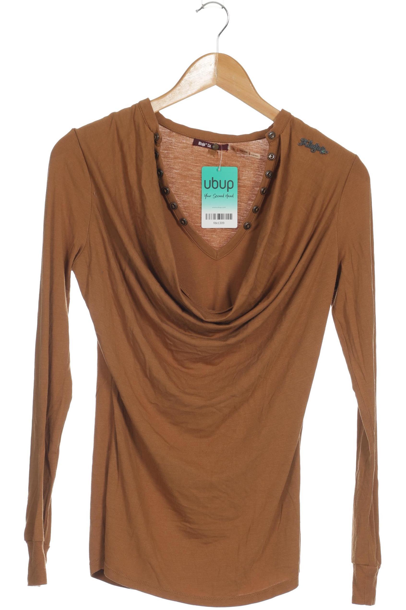 

Khujo Damen Langarmshirt, braun, Gr.