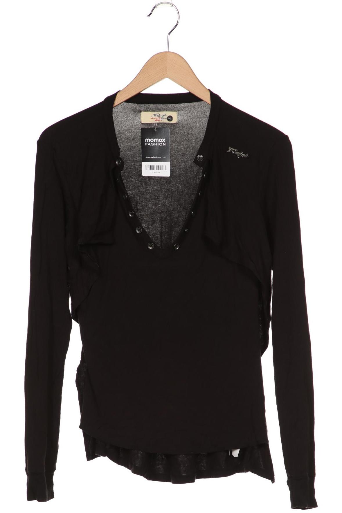 

Khujo Damen Langarmshirt, schwarz, Gr. 42