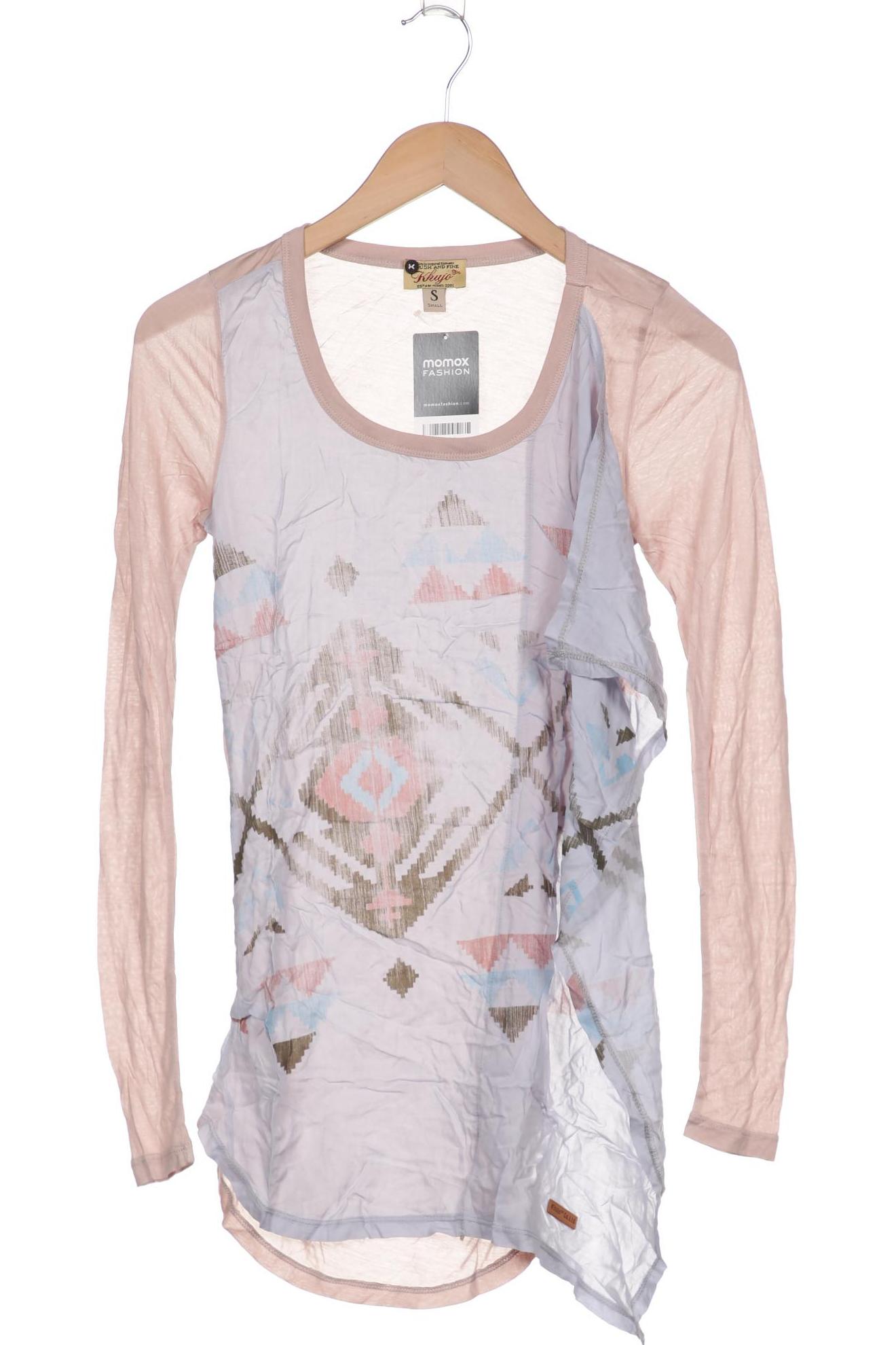 

Khujo Damen Langarmshirt, hellblau, Gr. 36