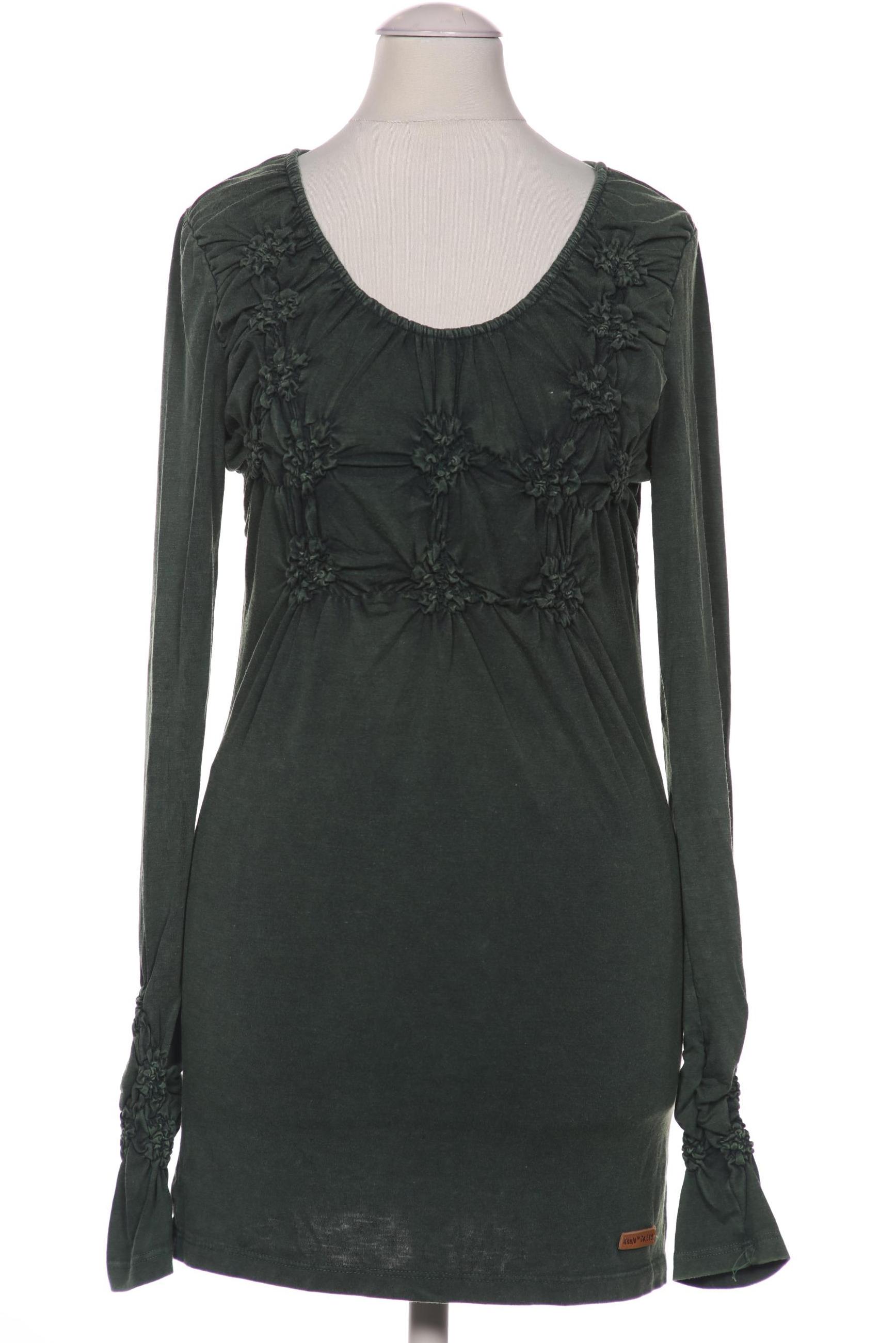

Khujo Damen Langarmshirt, grün, Gr. 36
