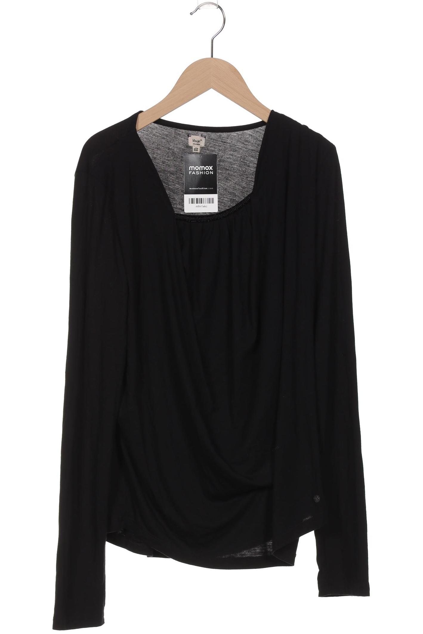 

Khujo Damen Langarmshirt, schwarz, Gr. 44