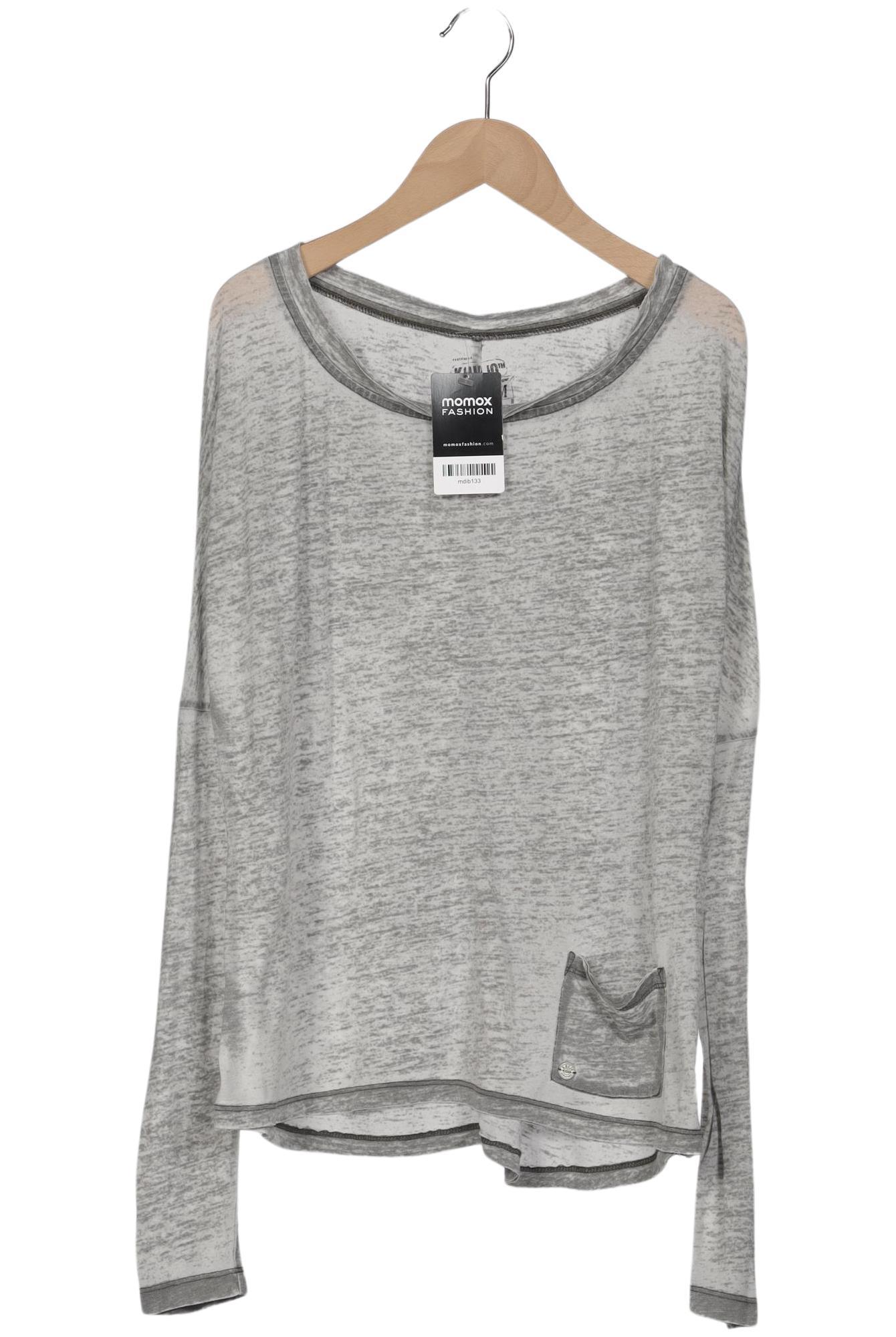 

Khujo Damen Langarmshirt, grau, Gr. 38