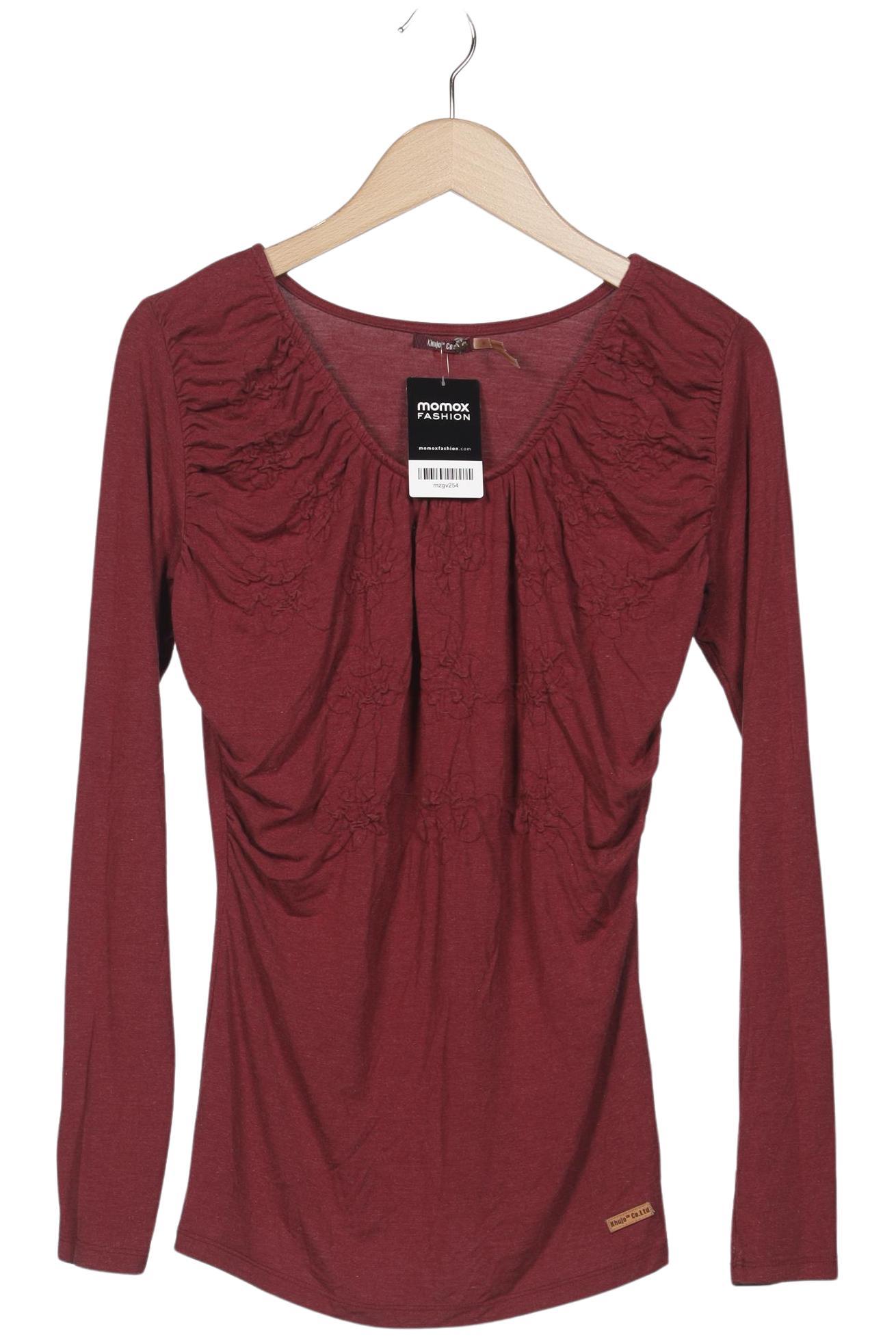 

Khujo Damen Langarmshirt, bordeaux, Gr. 42