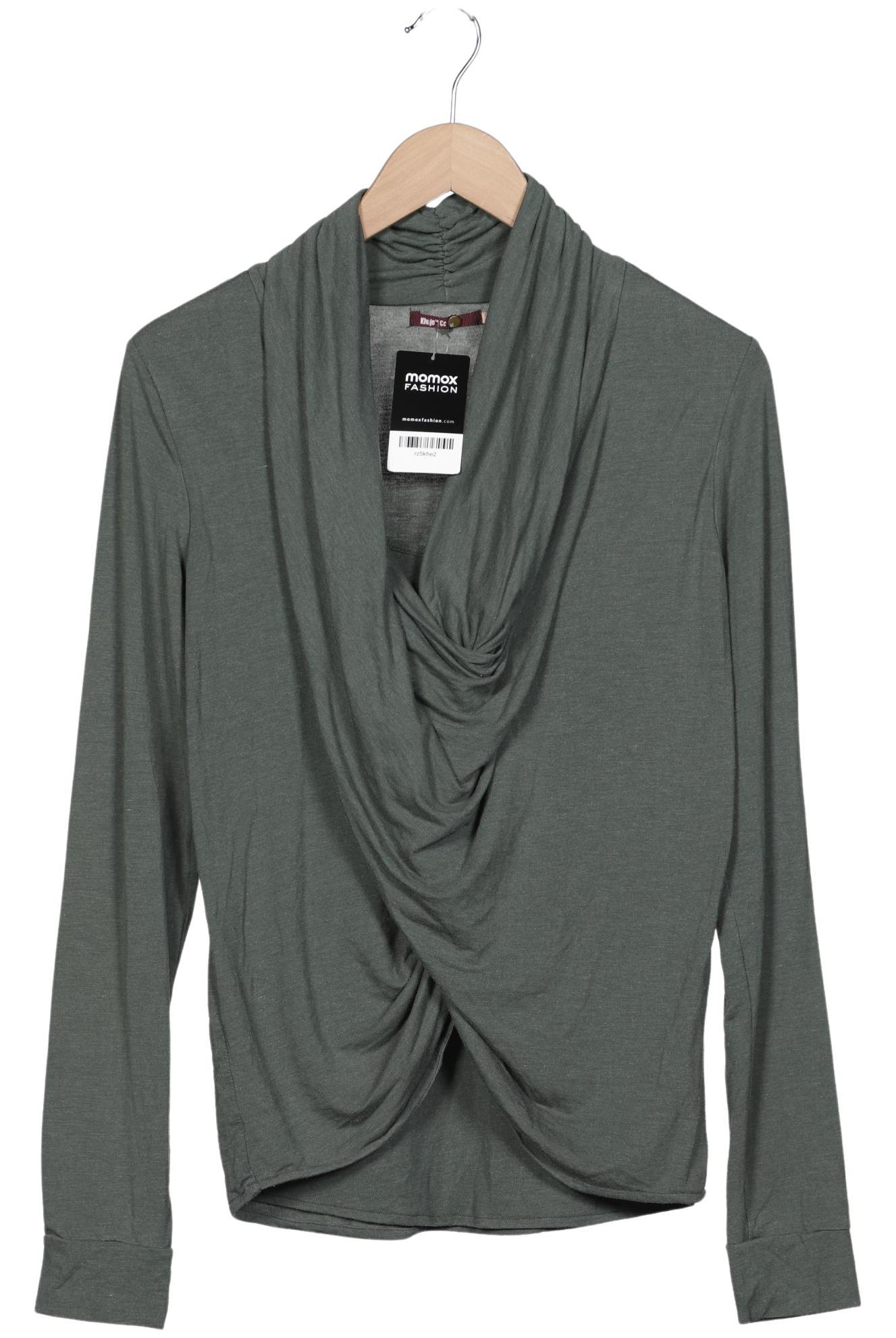 

Khujo Damen Langarmshirt, grün, Gr. 36