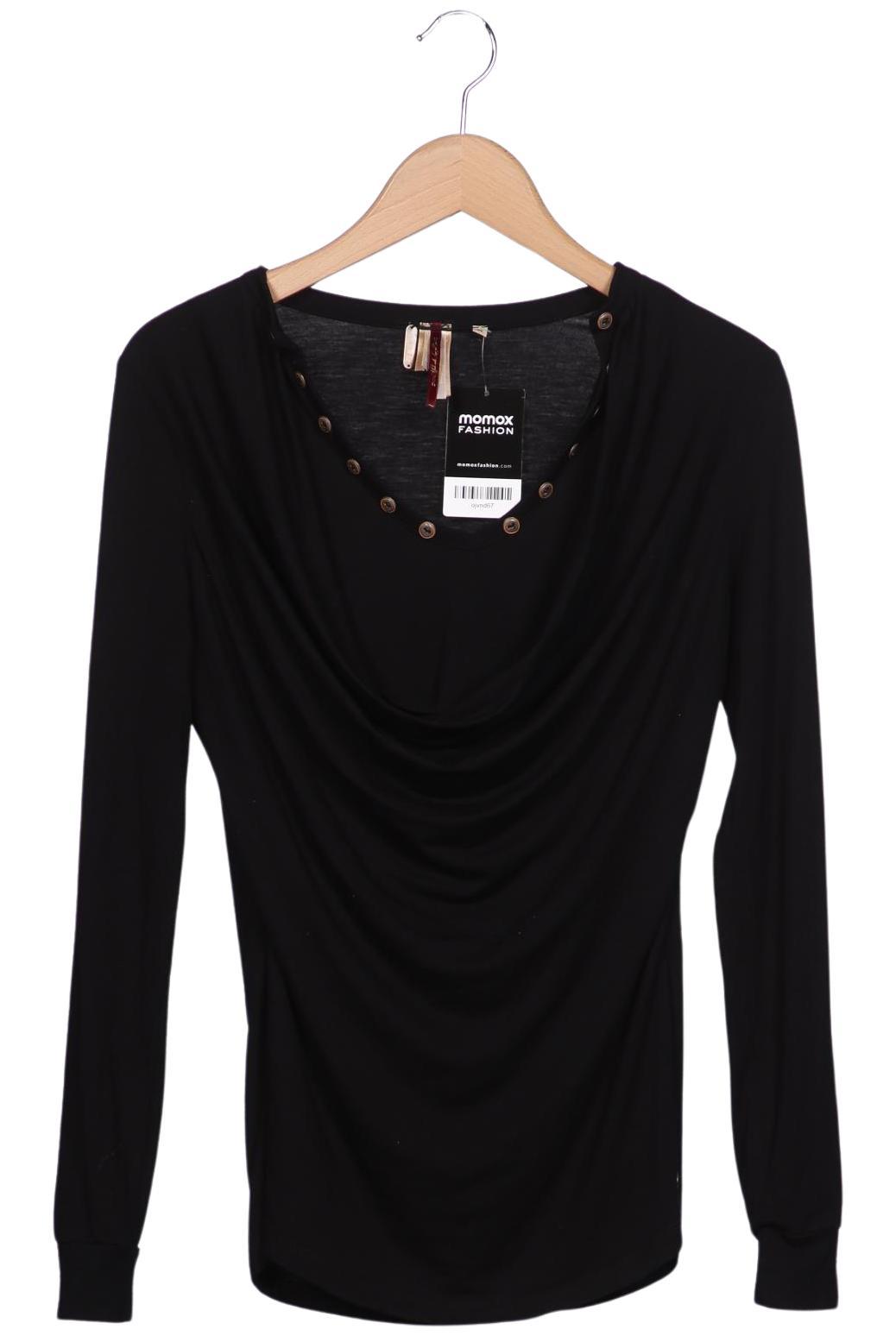 

Khujo Damen Langarmshirt, schwarz, Gr. 38