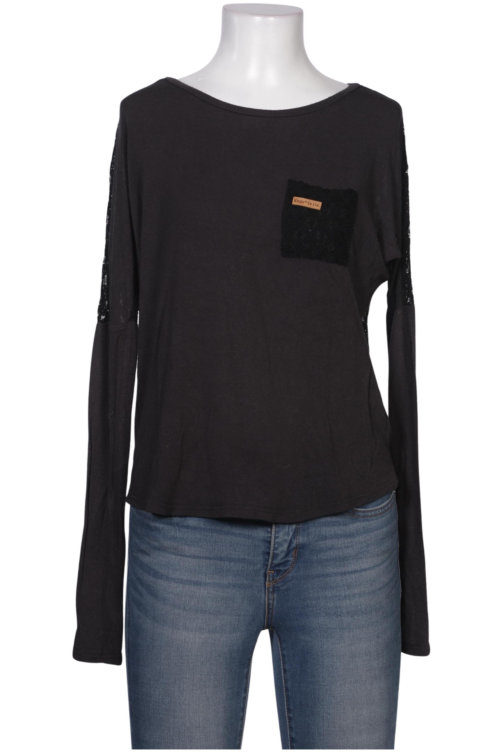 

Khujo Damen Langarmshirt, grau, Gr. 38