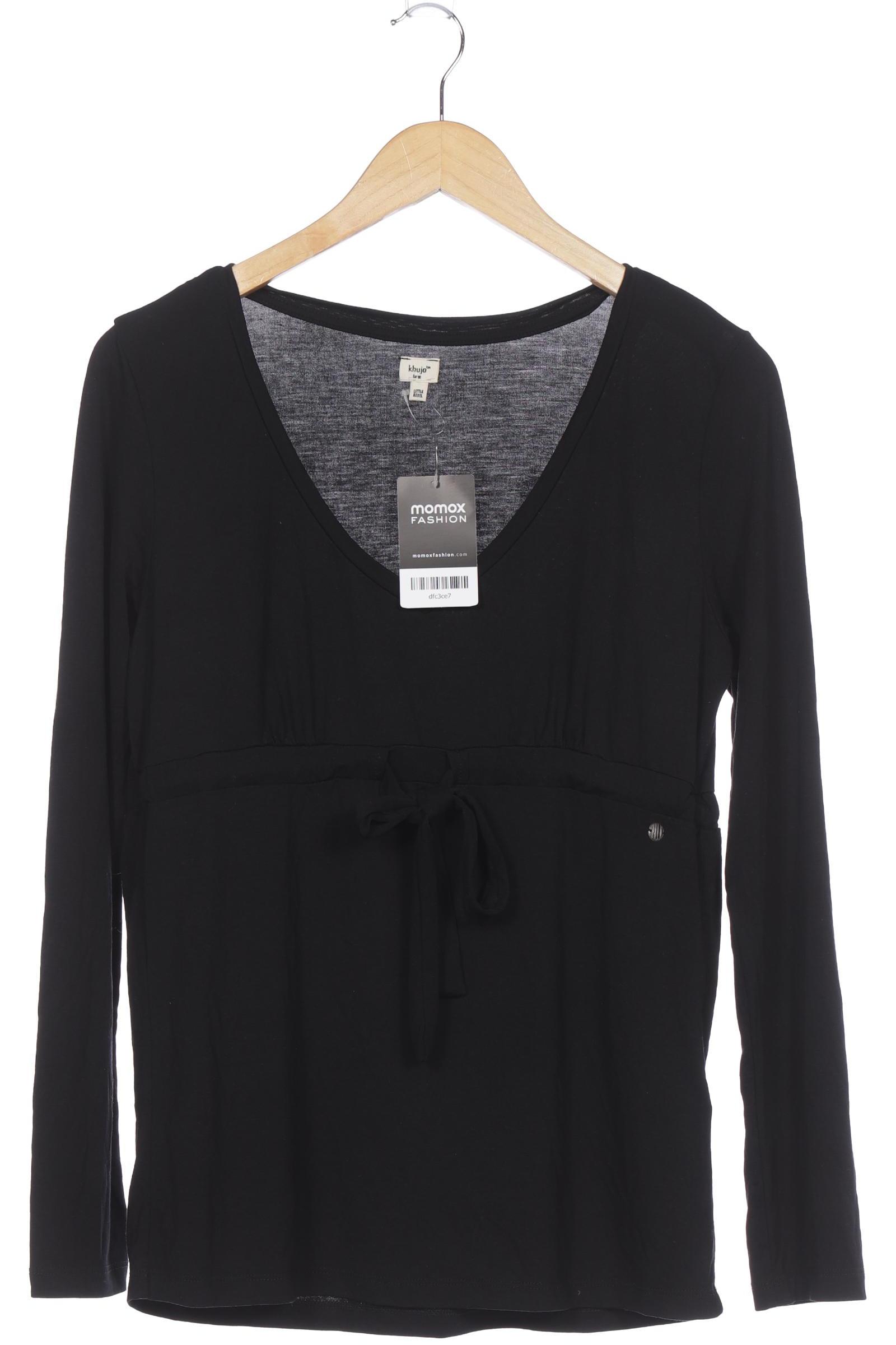 

Khujo Damen Langarmshirt, schwarz, Gr. 42