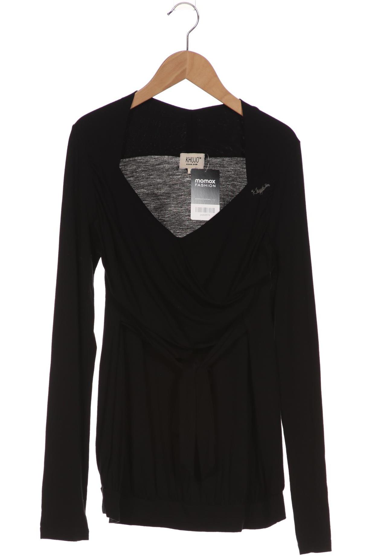 

Khujo Damen Langarmshirt, schwarz, Gr. 38