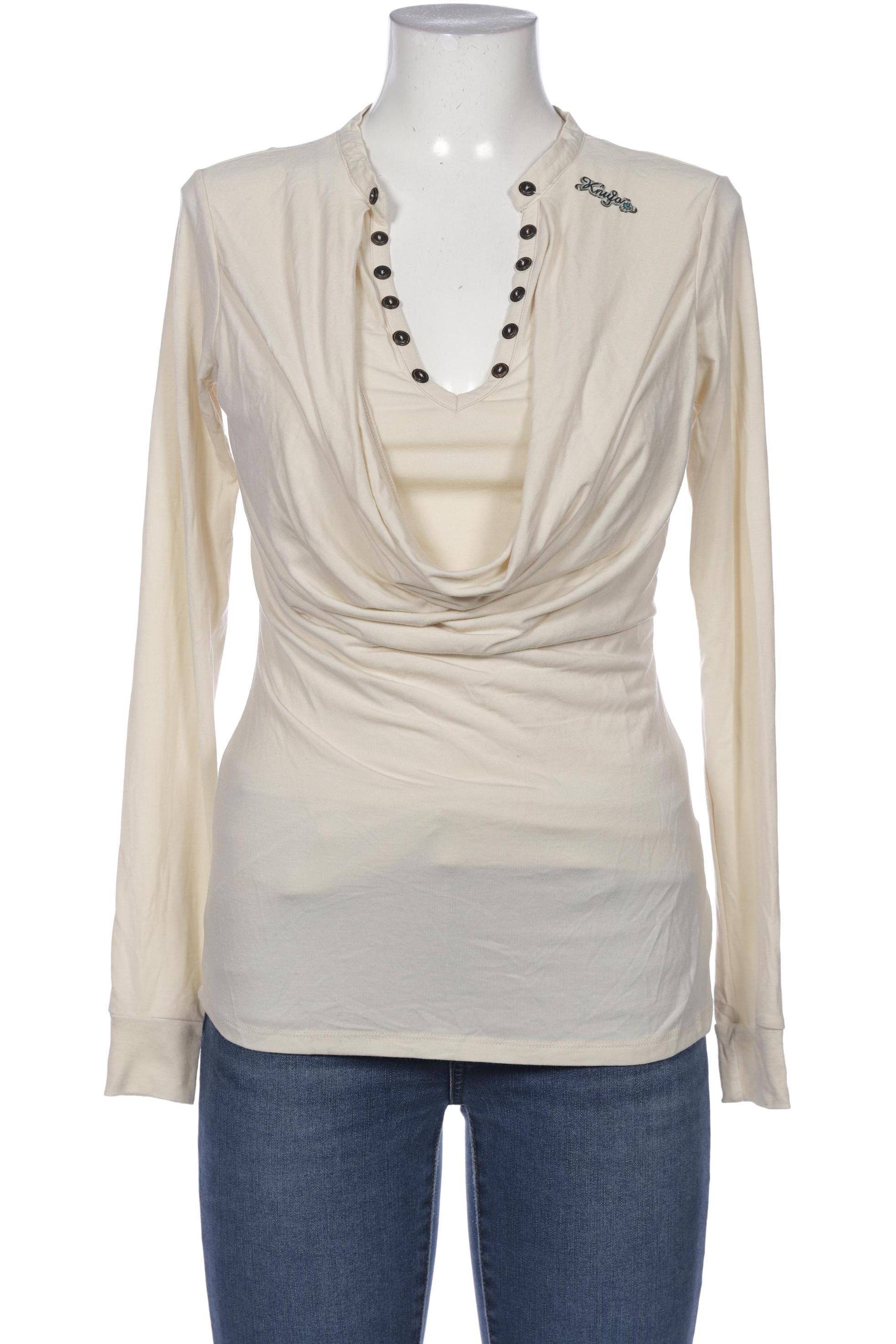 

Khujo Damen Langarmshirt, cremeweiß, Gr. 38