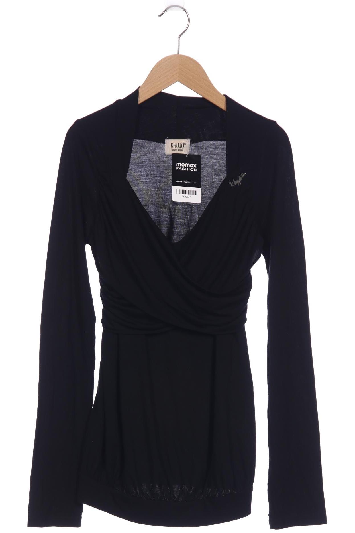 

Khujo Damen Langarmshirt, schwarz, Gr. 38