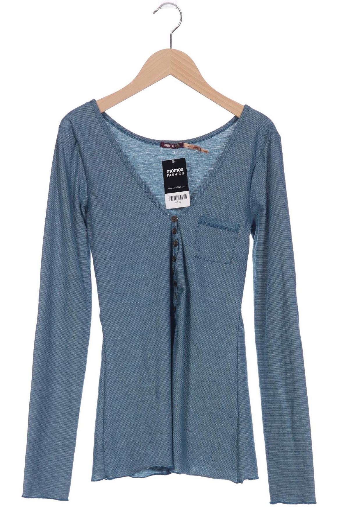 

Khujo Damen Langarmshirt, türkis, Gr. 36