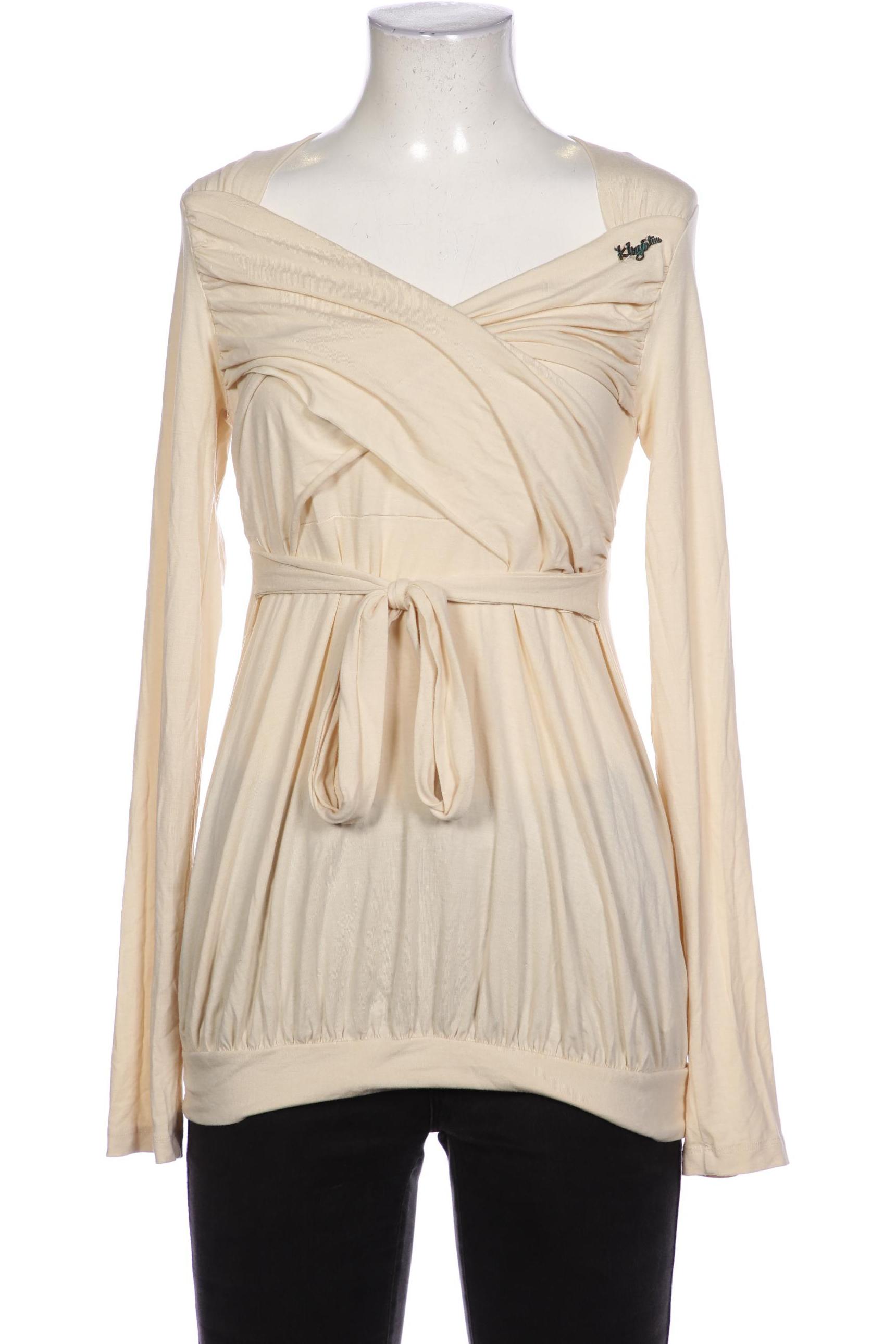 

Khujo Damen Langarmshirt, beige, Gr. 36
