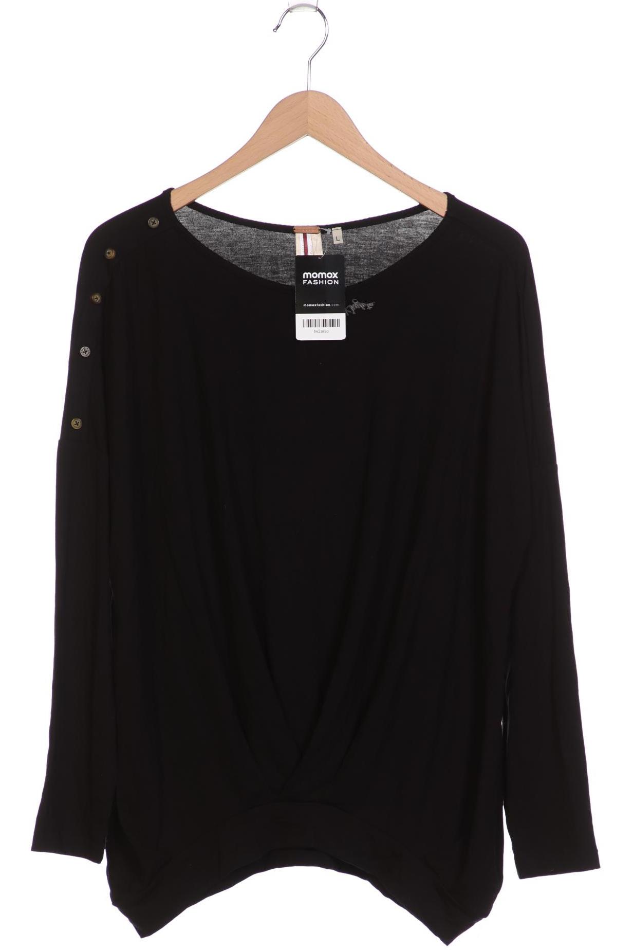 

Khujo Damen Langarmshirt, schwarz, Gr. 42